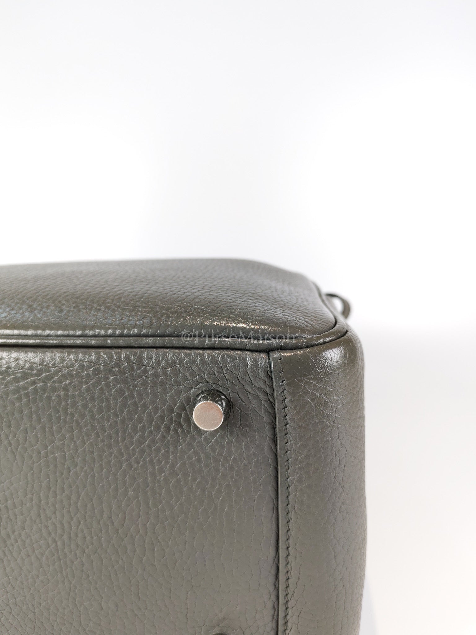 Lindy 26 Etain in Clemance Leather and Palladium Hardware Stamp X (2016) | Purse Maison Luxury Bags Shop