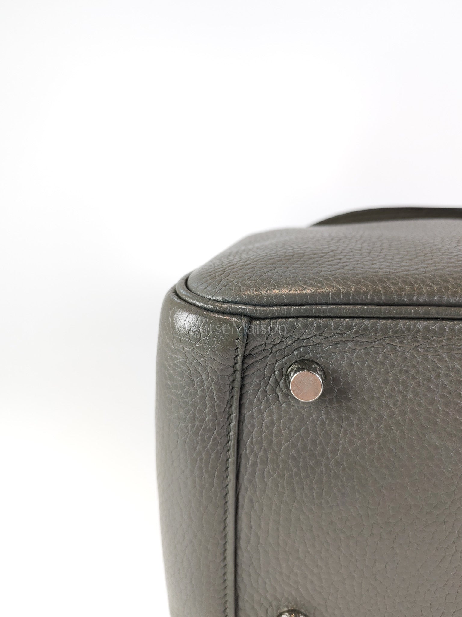 Lindy 26 Etain in Clemance Leather and Palladium Hardware Stamp X (2016) | Purse Maison Luxury Bags Shop