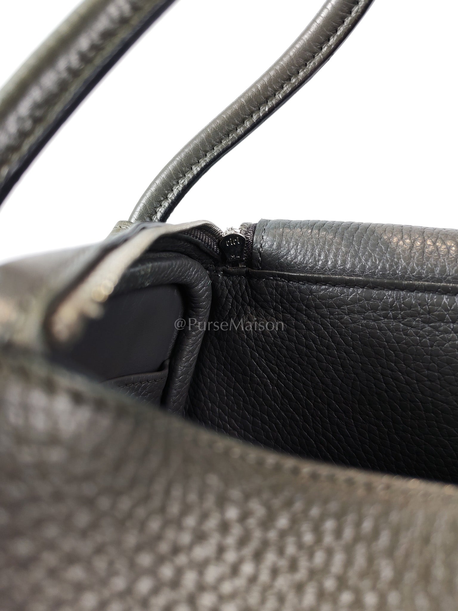 Lindy 26 Etain in Clemance Leather and Palladium Hardware Stamp X (2016) | Purse Maison Luxury Bags Shop