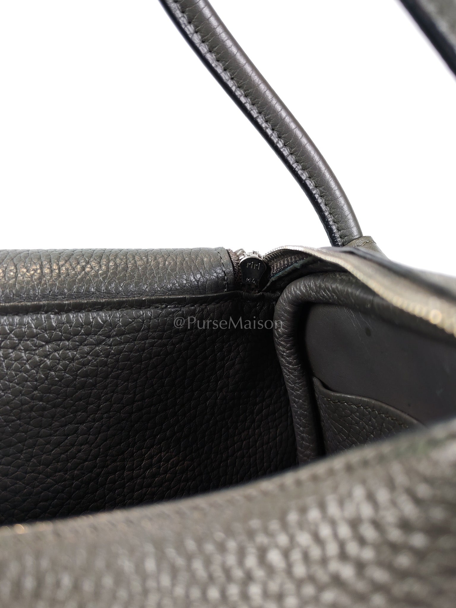 Lindy 26 Etain in Clemance Leather and Palladium Hardware Stamp X (2016) | Purse Maison Luxury Bags Shop