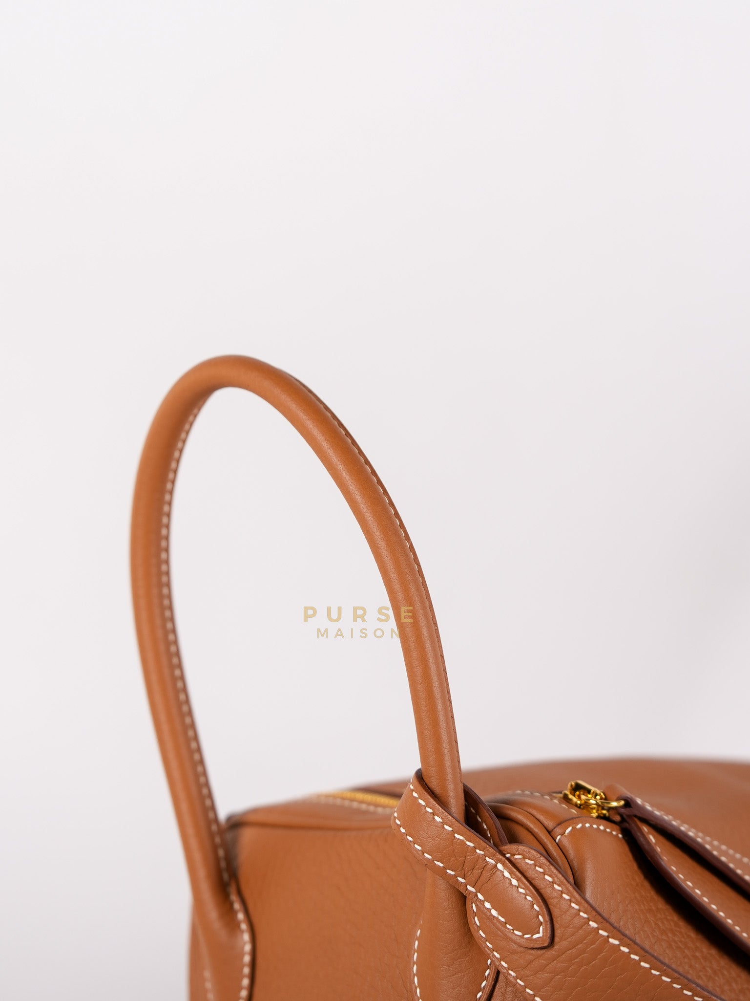 Lindy 26 in Gold Clemence Leather & Gold Hardware Stamp K(2025) | Purse Maison Luxury Bags Shop