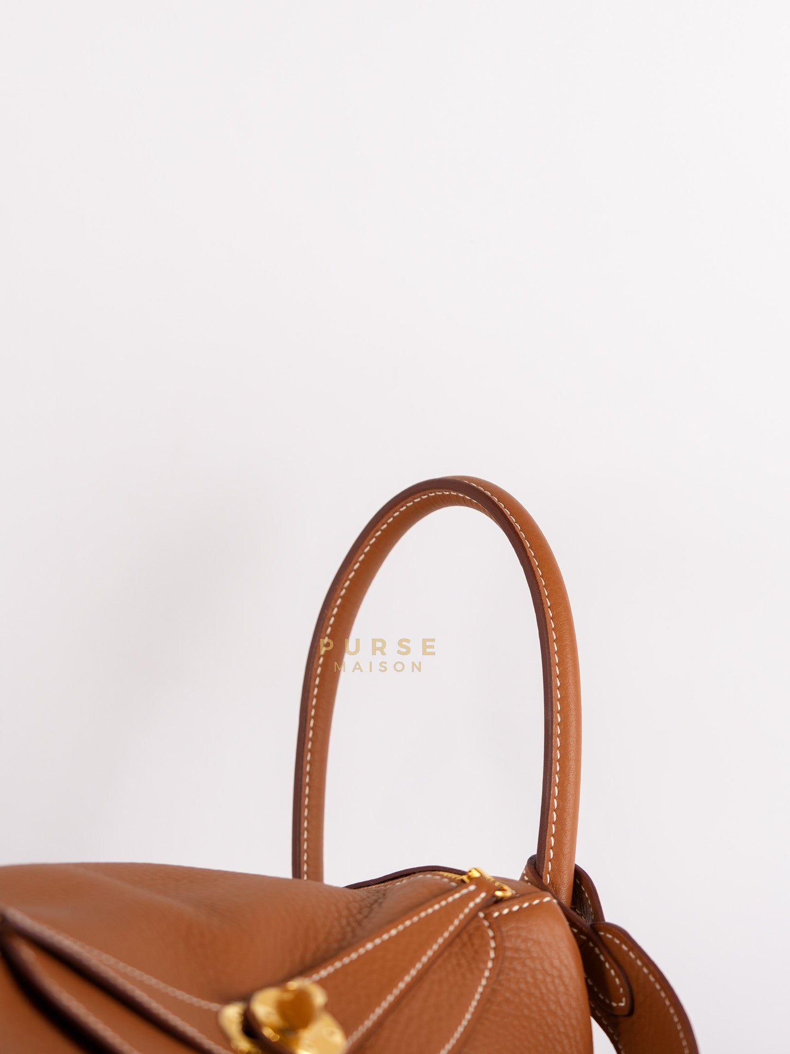 Lindy 26 in Gold Clemence Leather & Gold Hardware Stamp K(2025) | Purse Maison Luxury Bags Shop