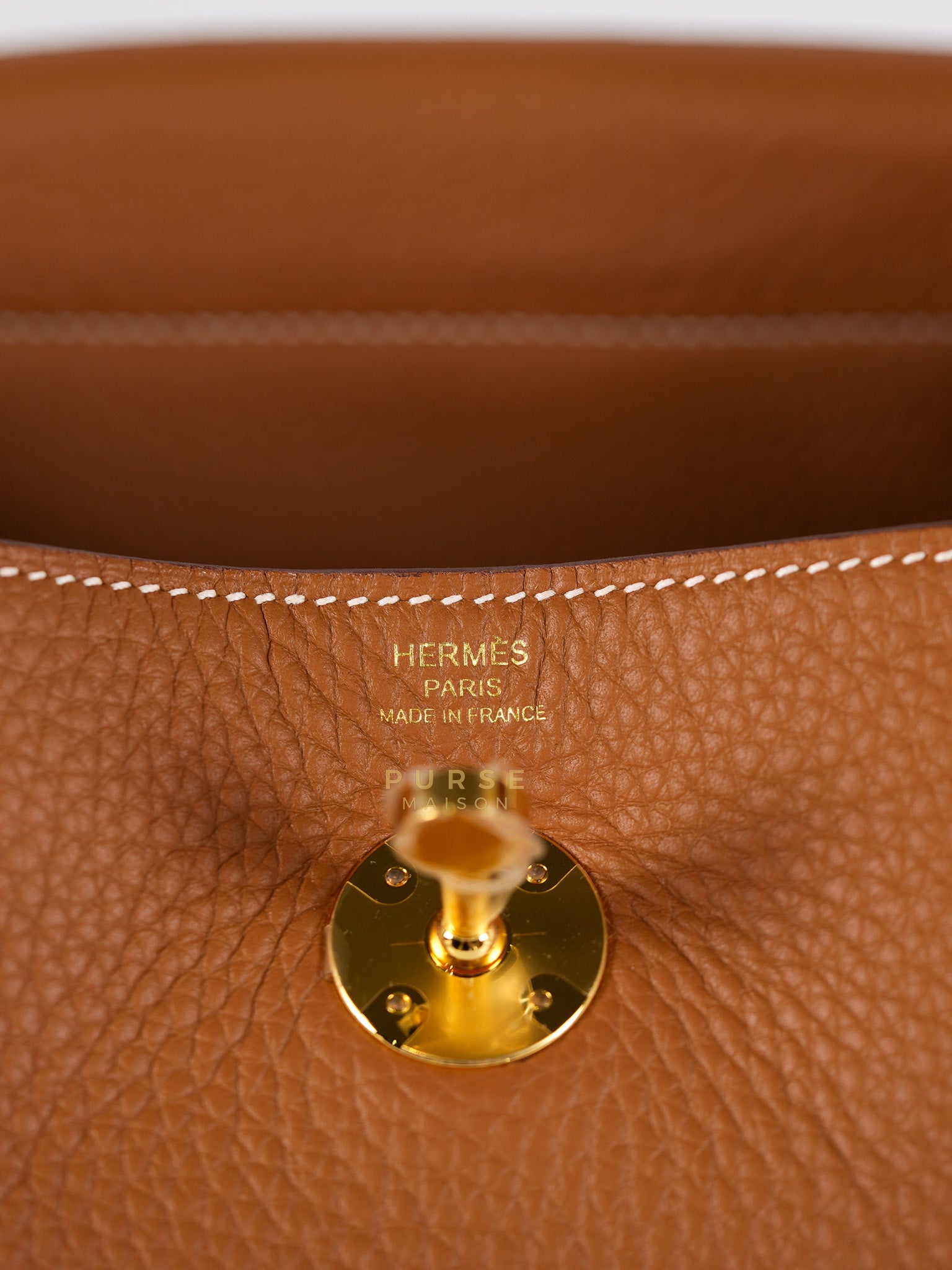 Lindy 26 in Gold Clemence Leather & Gold Hardware Stamp K(2025) | Purse Maison Luxury Bags Shop