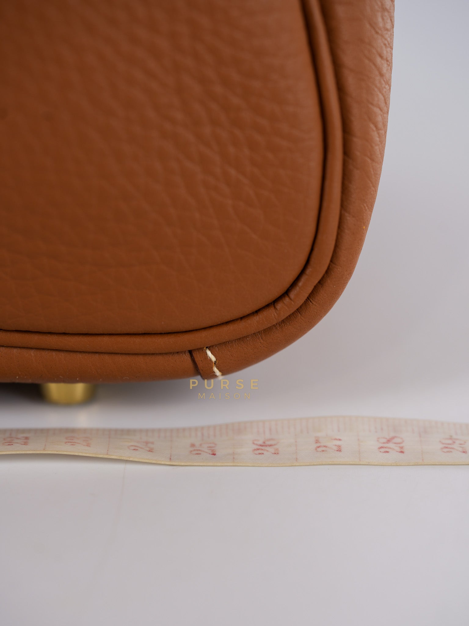 Lindy 26 in Gold Clemence Leather & Gold Hardware Stamp K(2025) | Purse Maison Luxury Bags Shop