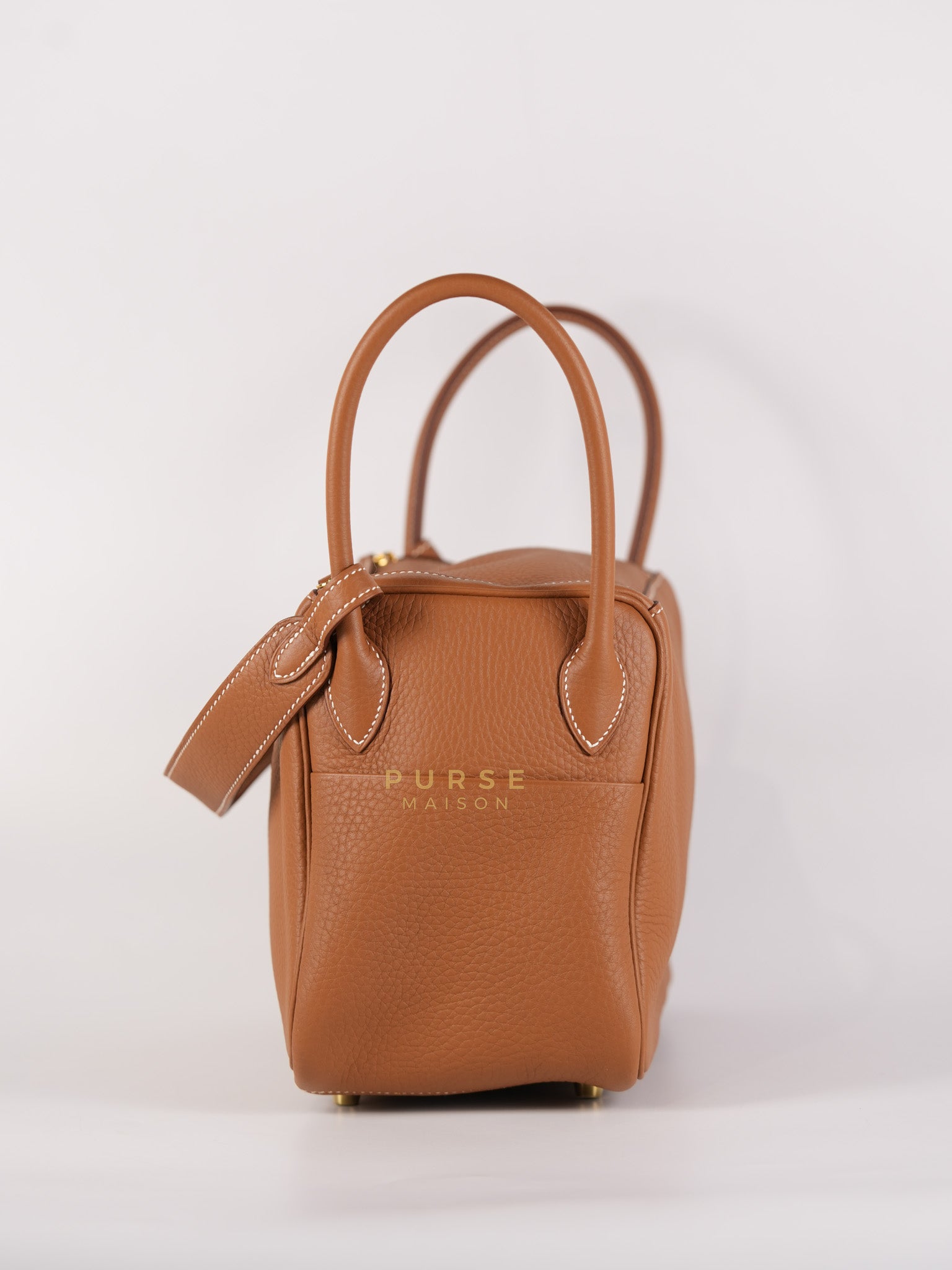 Lindy 26 in Gold Clemence Leather & Gold Hardware Stamp K(2025) | Purse Maison Luxury Bags Shop