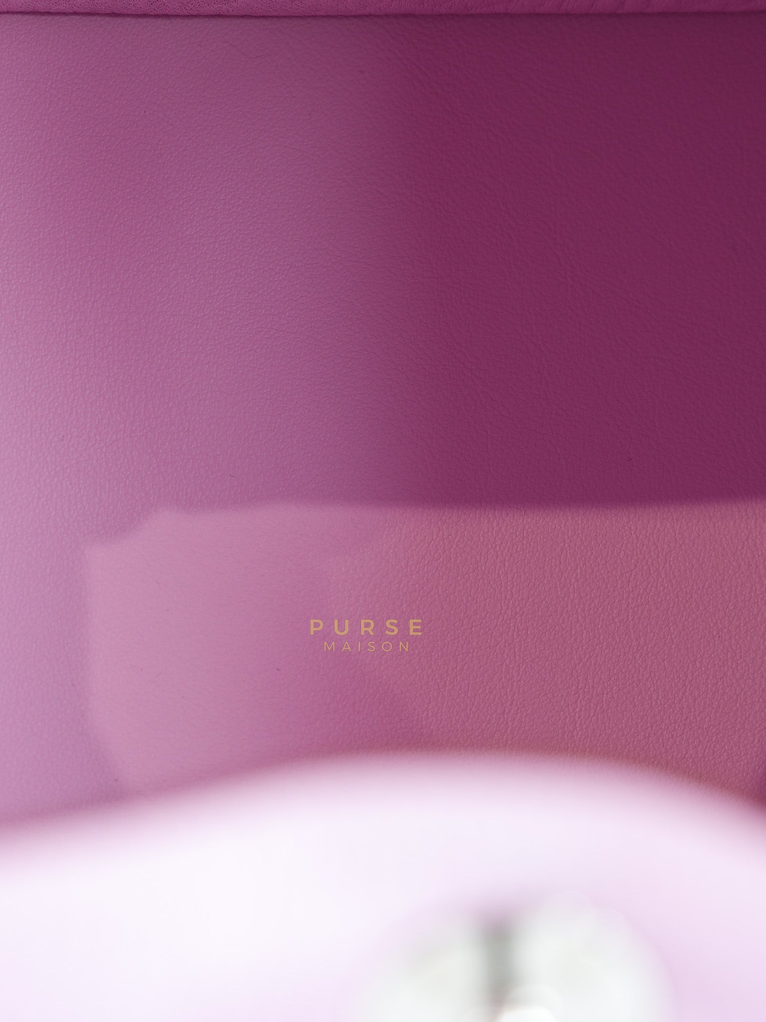 Lindy 26 in Mauve Sylvestre Clemence Leather in Palladium Hardware Stamp U (2022) | Purse Maison Luxury Bags Shop