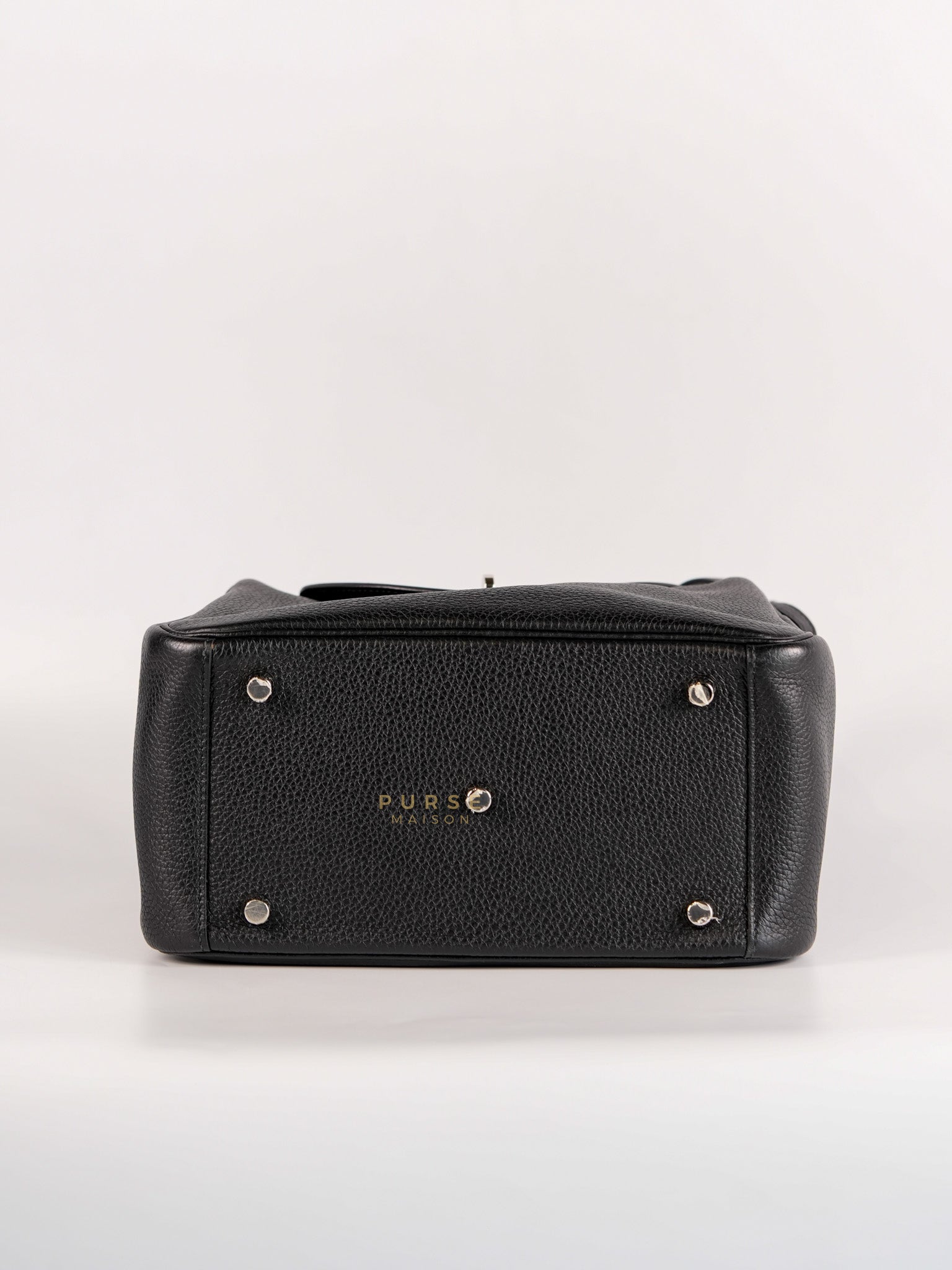 Lindy 26 in Noir Clemence Leather Palladium Hardware Stamp D(2019) | Purse Maison Luxury Bags Shop