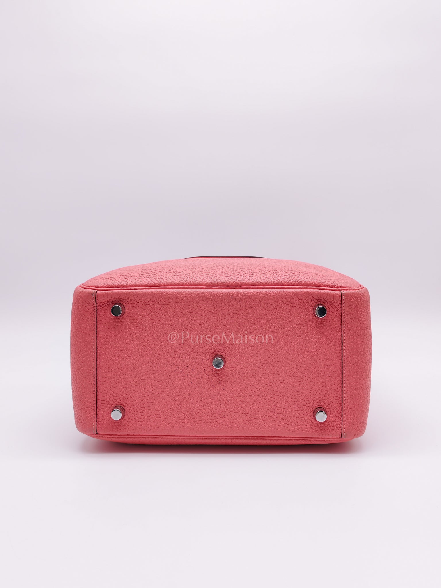 Lindy 26 in Rose Azalee Clemence Leather and Palladium Hardware Stamp Z (2021) | Purse Maison Luxury Bags Shop