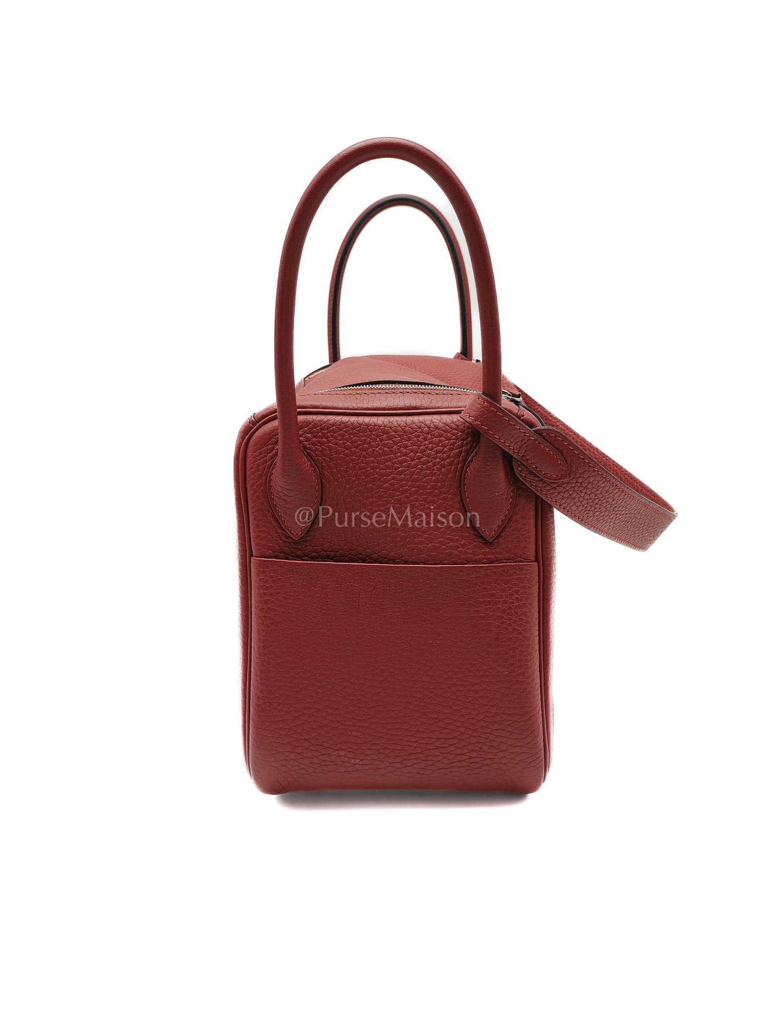 Lindy 26 Rouge H Clemence in Palladium Hardware Stamp W(2024) | Purse Maison Luxury Bags Shop