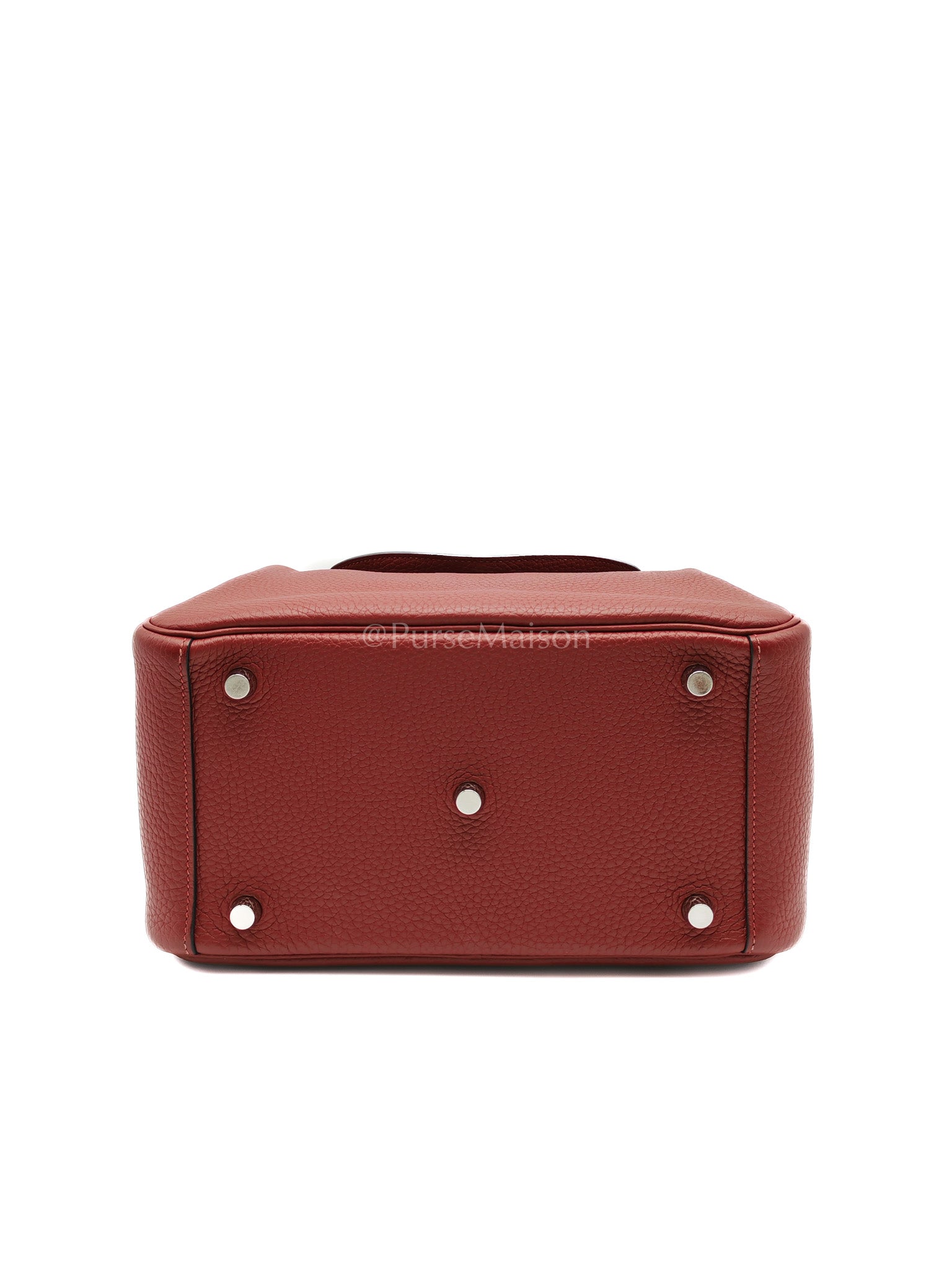 Lindy 26 Rouge H Clemence in Palladium Hardware Stamp W(2024) | Purse Maison Luxury Bags Shop