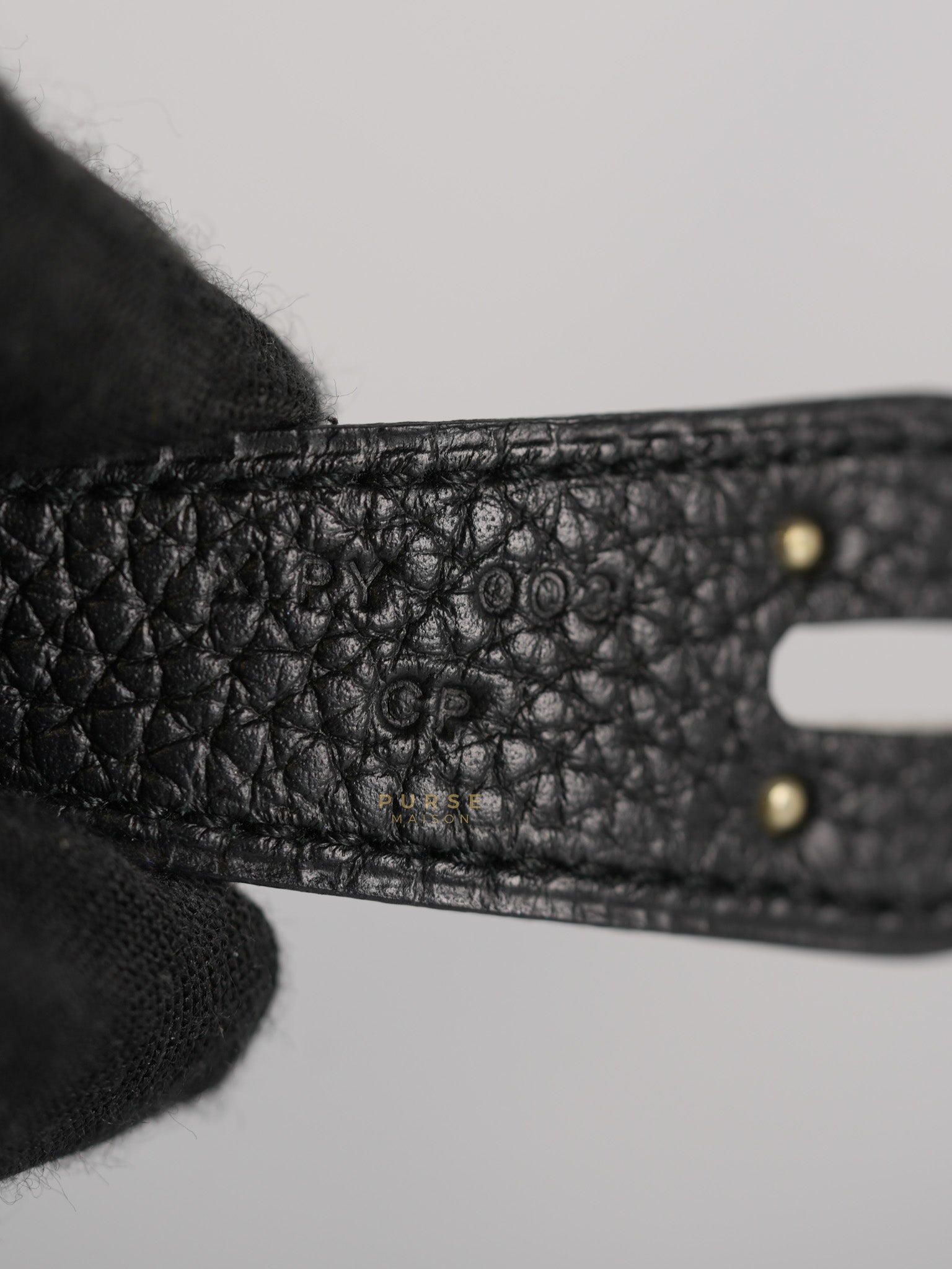 Lindy 30 Black Taurillion Clemence Leather in Palladium Hardware Stamp X (2016) | Purse Maison Luxury Bags Shop