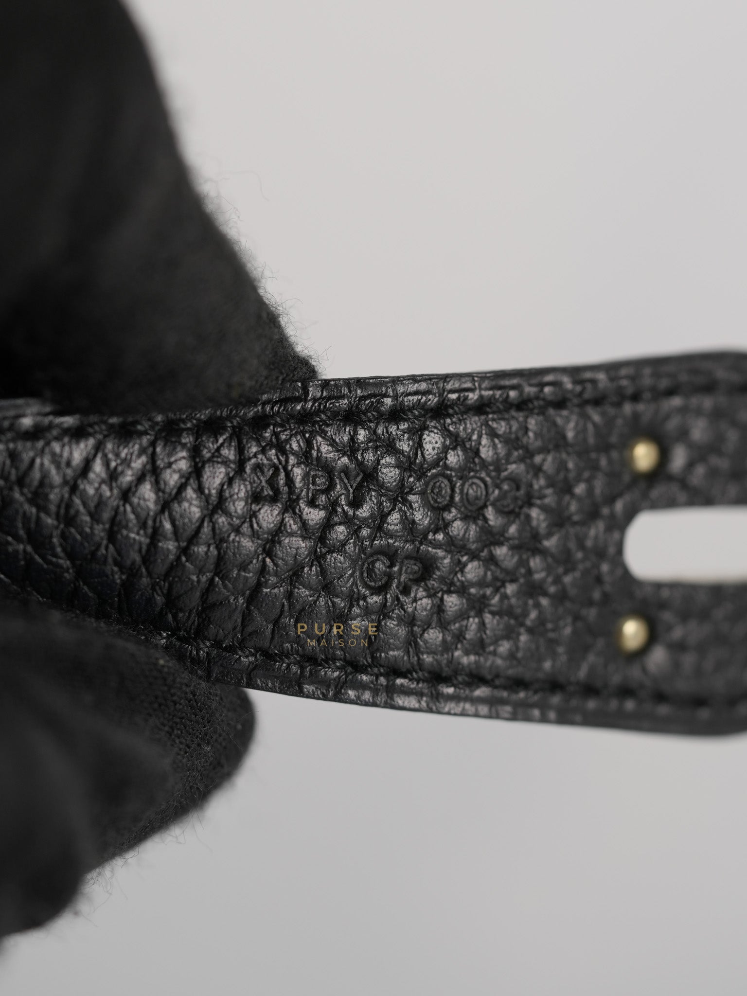Lindy 30 Black Taurillion Clemence Leather in Palladium Hardware Stamp X (2016) | Purse Maison Luxury Bags Shop