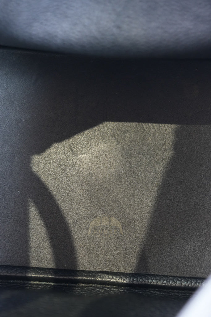 Lindy 30 in Black Clemence Leather Gold Hardware Stamp D(2019) | Purse Maison Luxury Bags Shop