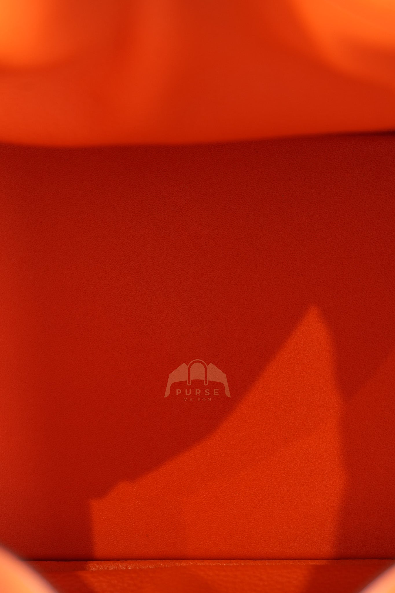 Lindy 34 in Orange Clemence Leather Palladium Hardware Stamp T(2015) | Purse Maison Luxury Bags Shop