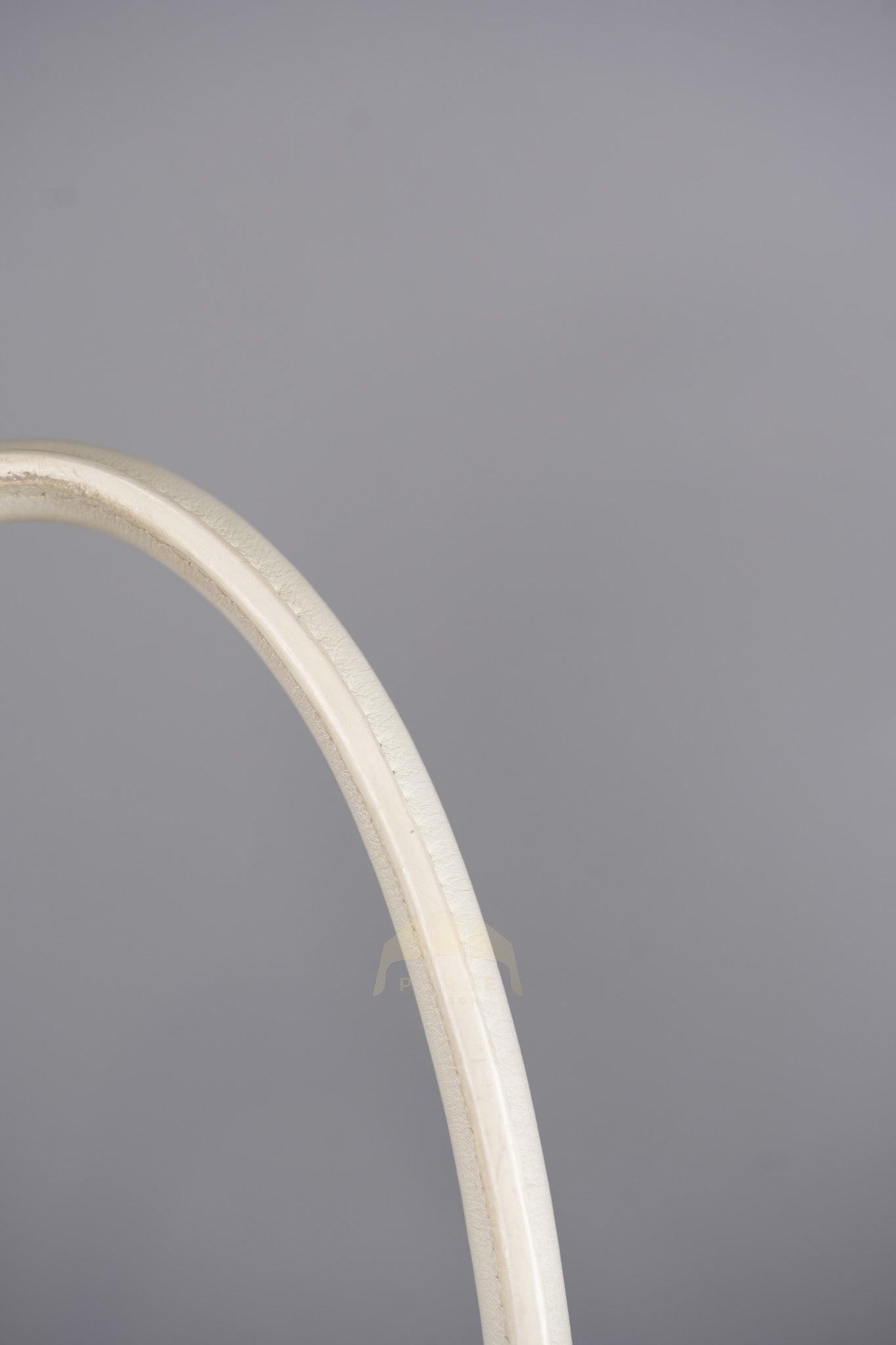 Lindy 30 in White Evercolor Leather & Palladium Hardware Stamp Square K (2007) | Purse Maison Luxury Bags Shop