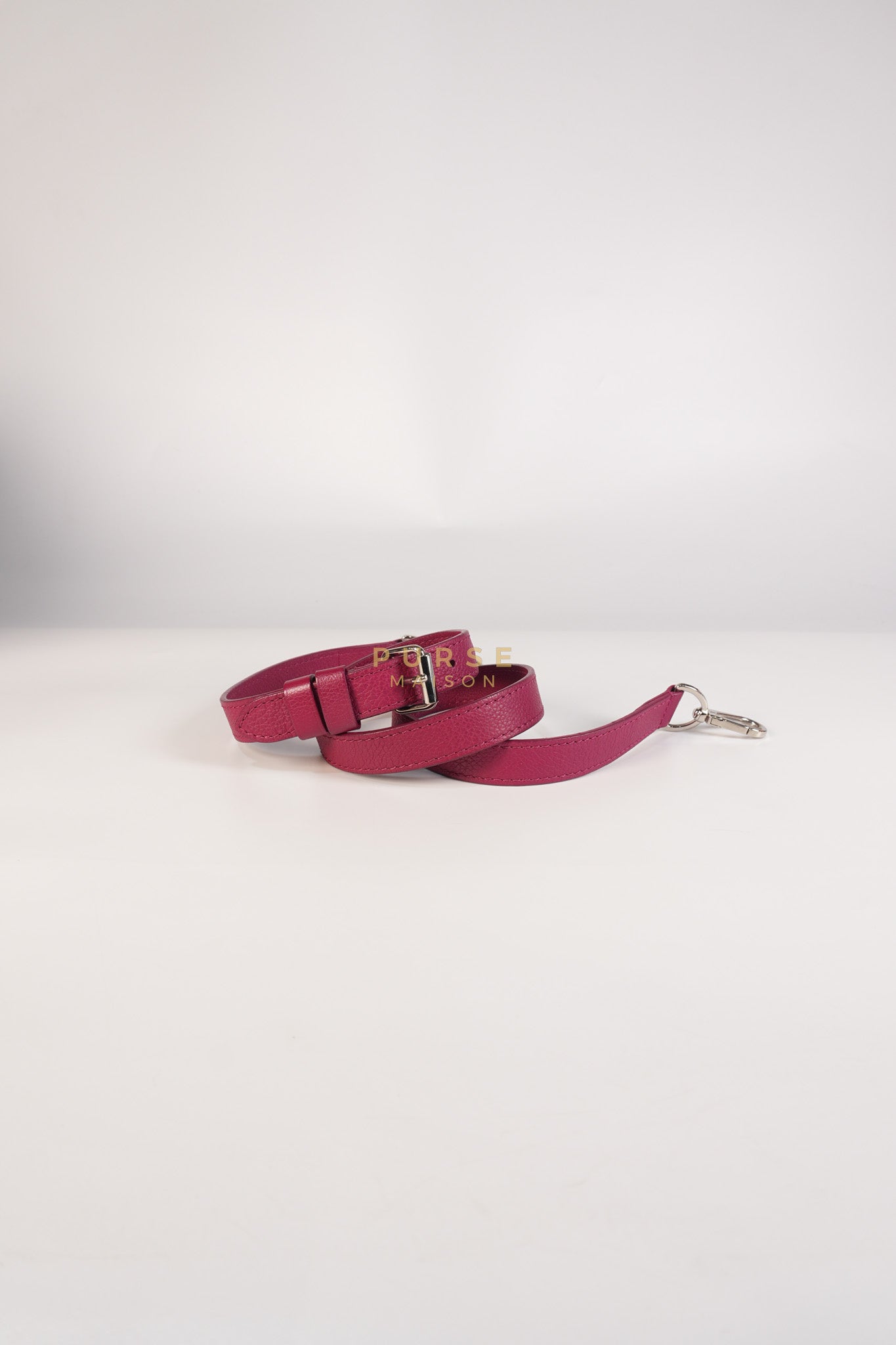 Lock Me II Top Handle Bag in Fuchsia Pink Calfskin Leather & Silver Hardware (Date Code: FL2165) | Purse Maison Luxury Bags Shop