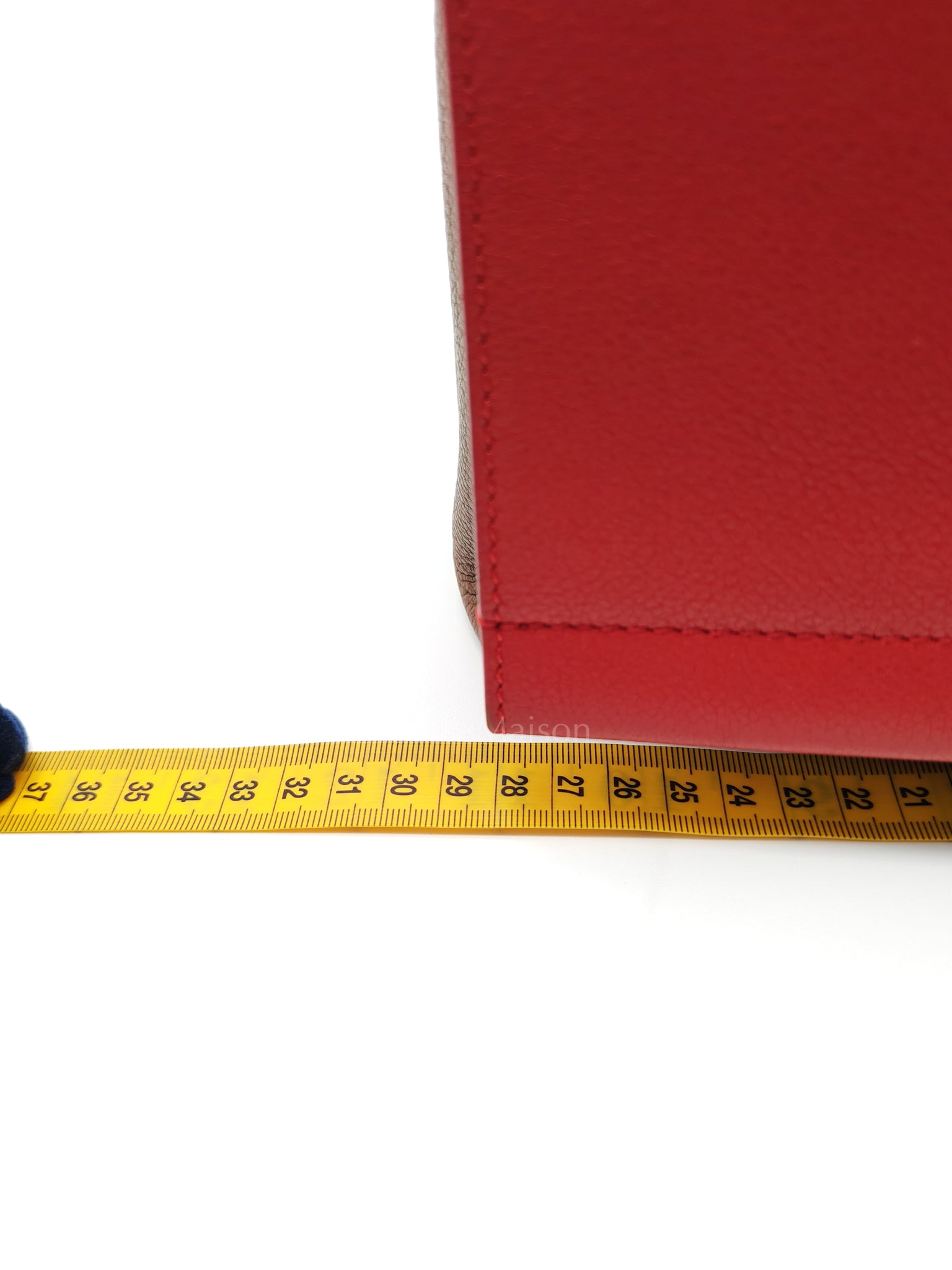 LockMe II 2 Way Handbag Red/Brown/Navy Silver Hardware (Microchip) | Purse Maison Luxury Bags Shop