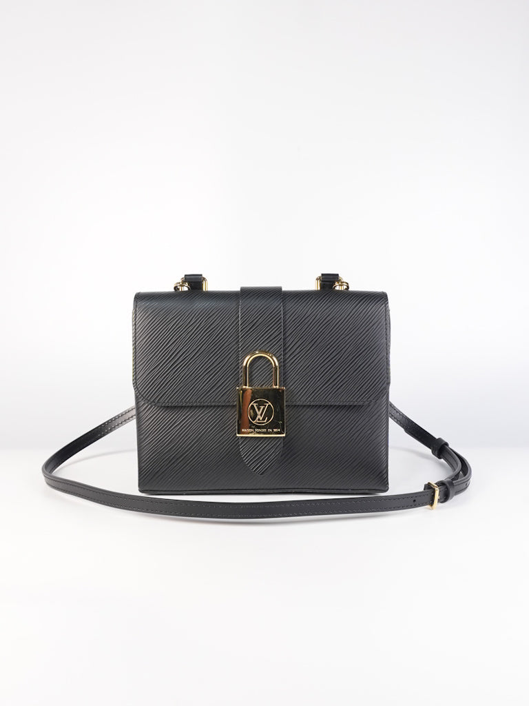 Locky BB in Black Epi Leather and Gold Hardware (Date Code: FL0189) | Purse Maison Luxury Bags Shop