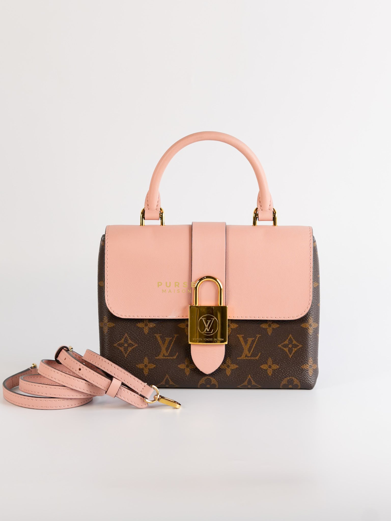 Locky BB in Rose Monogram Canvas (Date code: DU4119) | Purse Maison Luxury Bags Shop