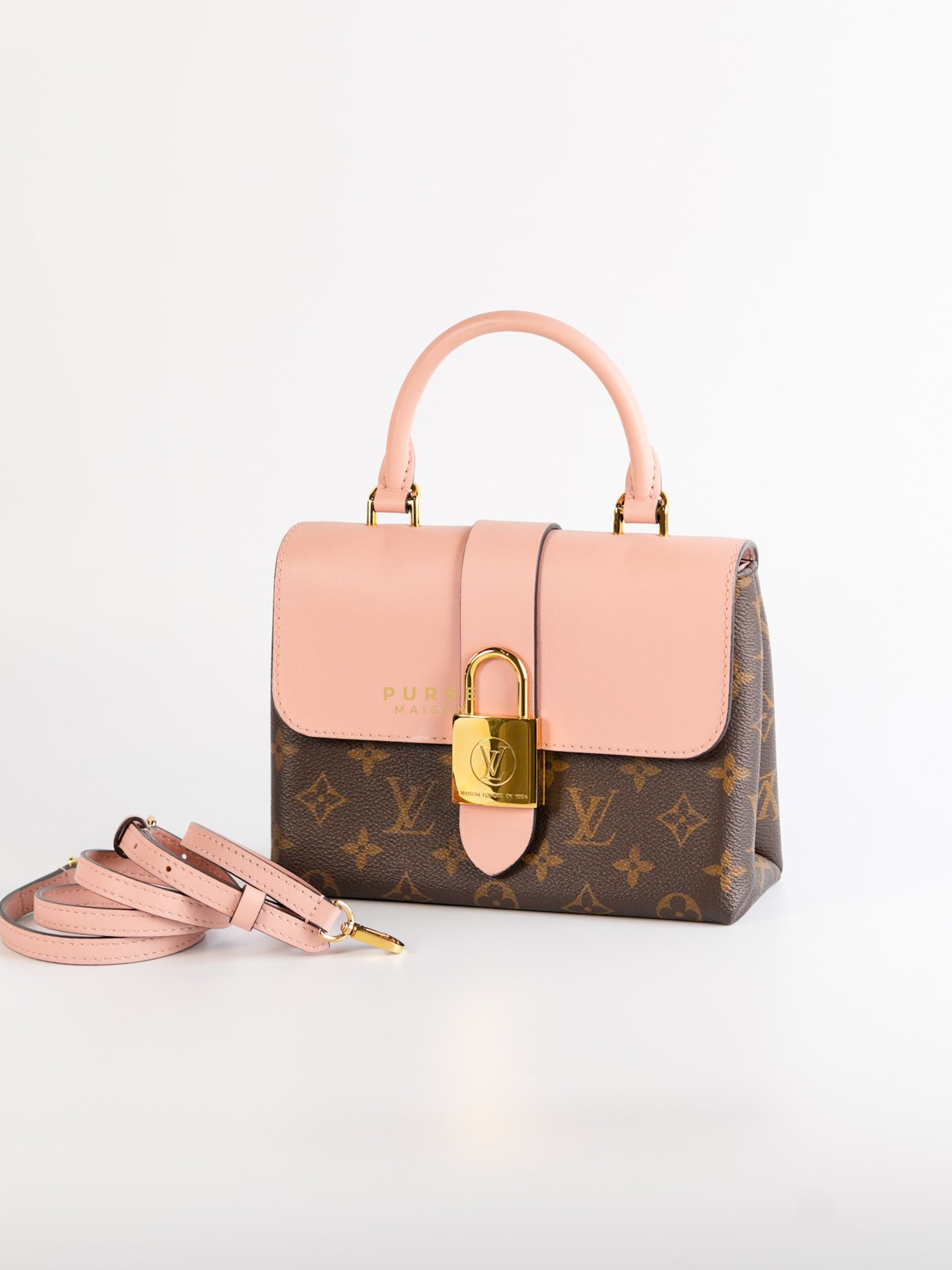 Locky BB in Rose Monogram Canvas (Date code: DU4119) | Purse Maison Luxury Bags Shop