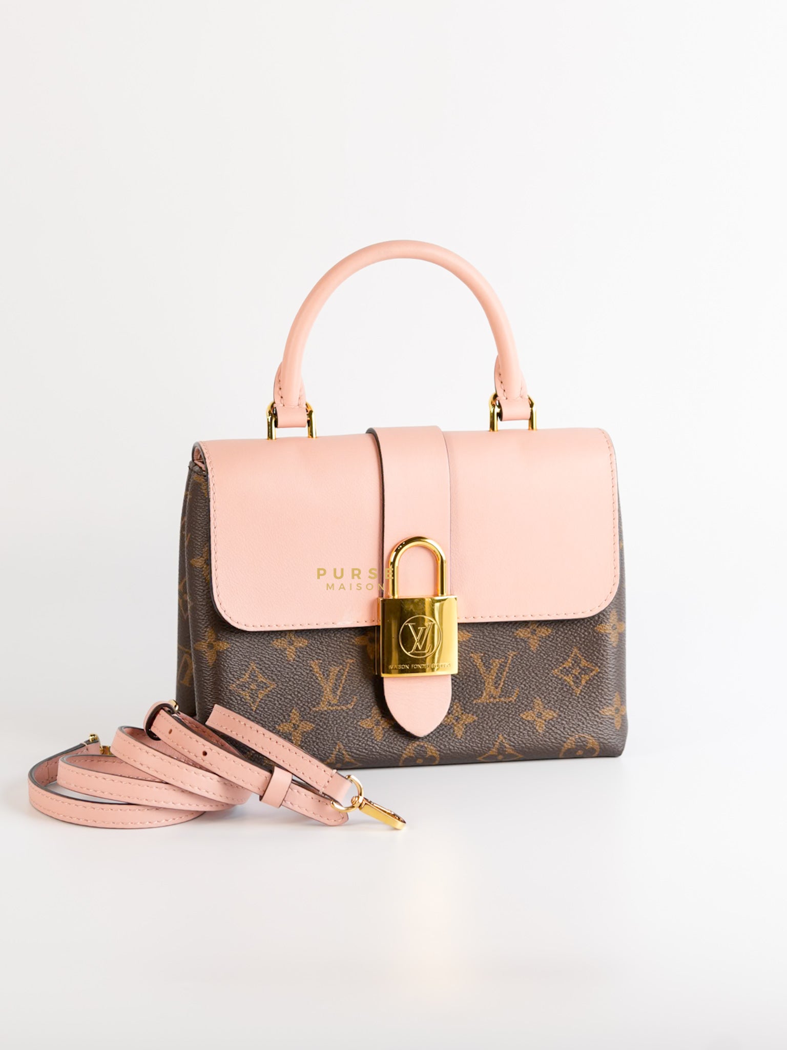 Locky BB in Rose Monogram Canvas (Date code: DU4119) | Purse Maison Luxury Bags Shop