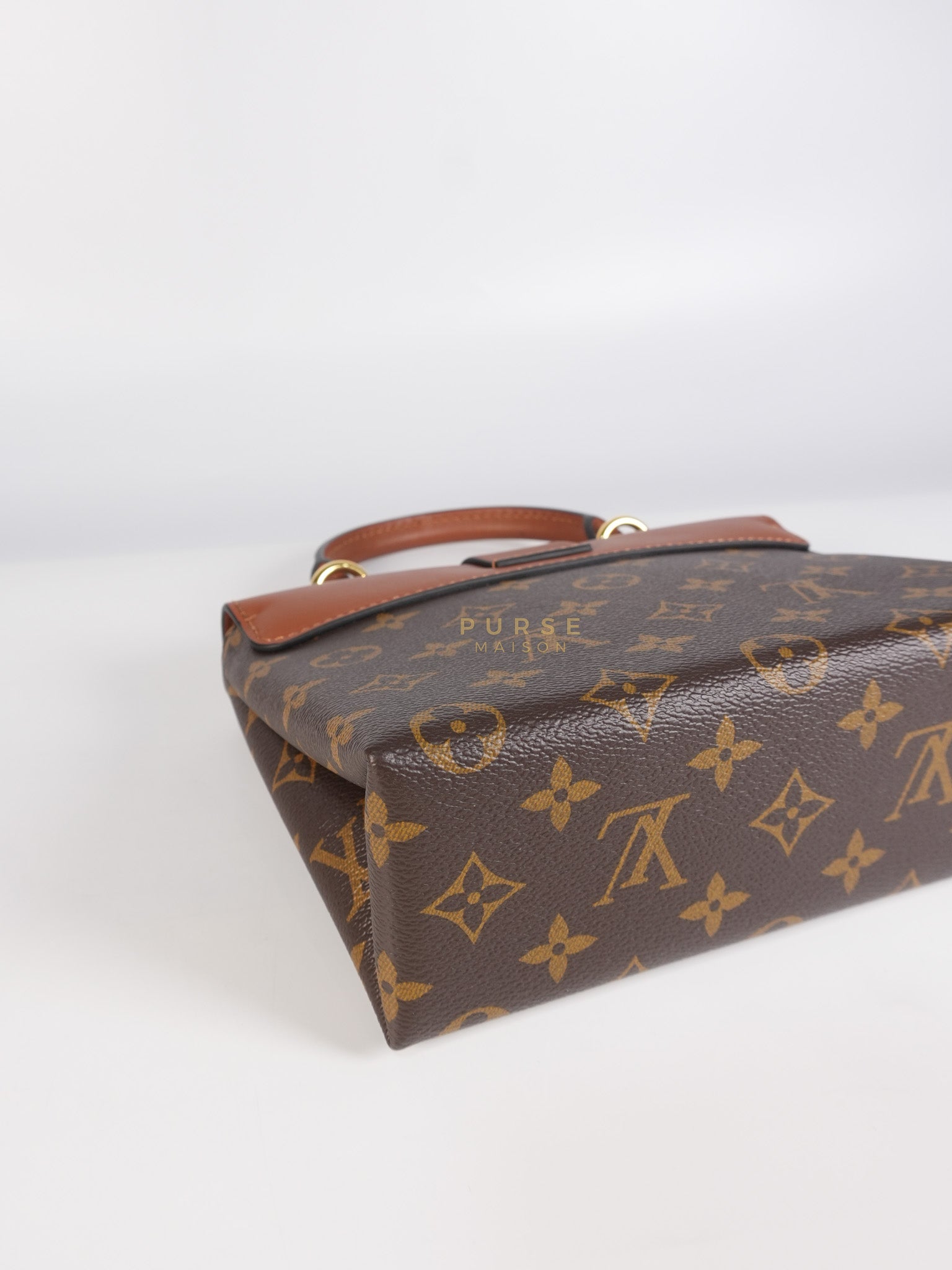 Locky BB Monogram Canvas and Smooth Brown Leather (Microchip) | Purse Maison Luxury Bags Shop