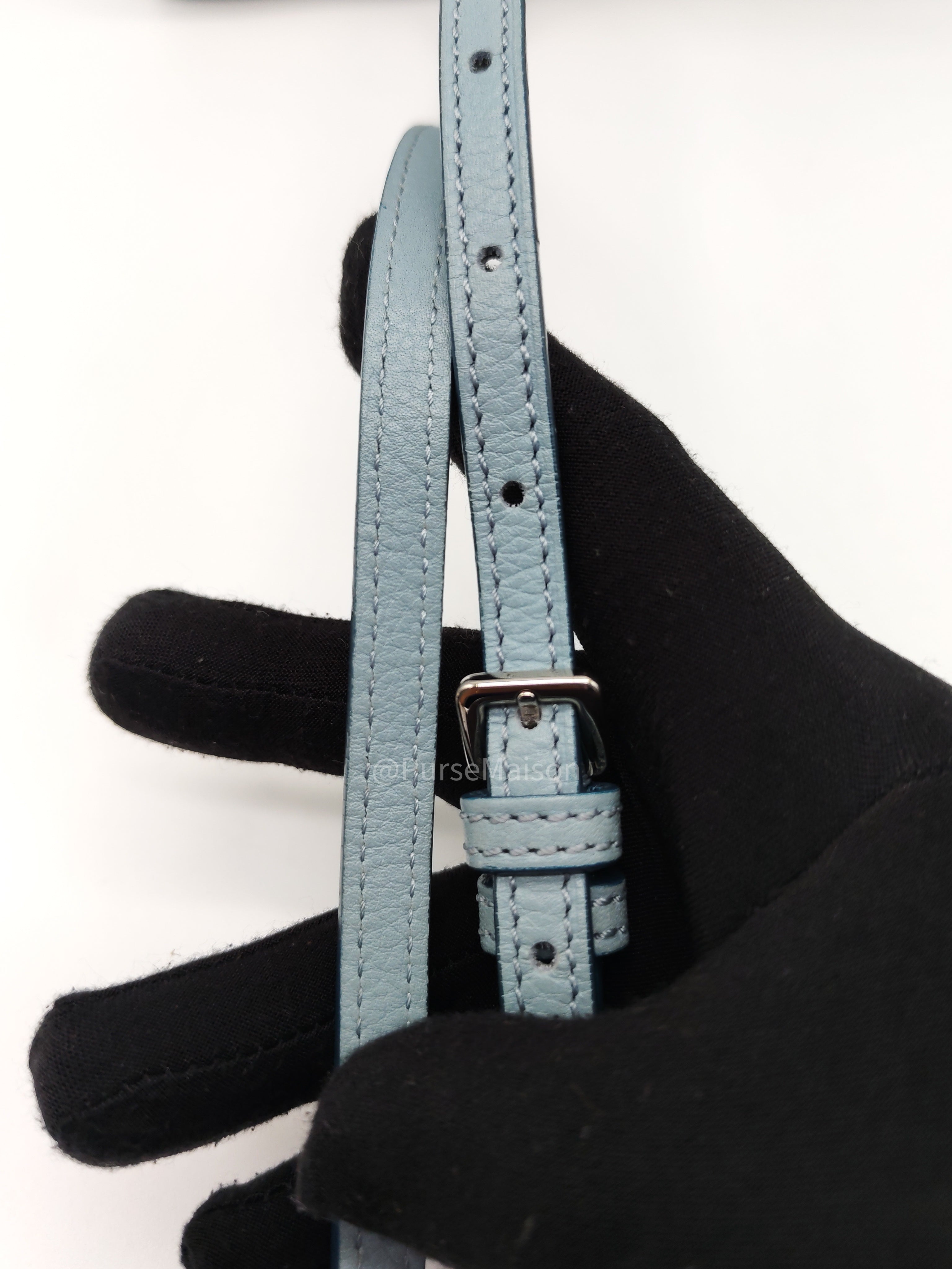 Loewe Amazon Small Stone Blue Soft Graine Calfskin Leather Shoulder Bag | Purse Maison Luxury Bags Shop