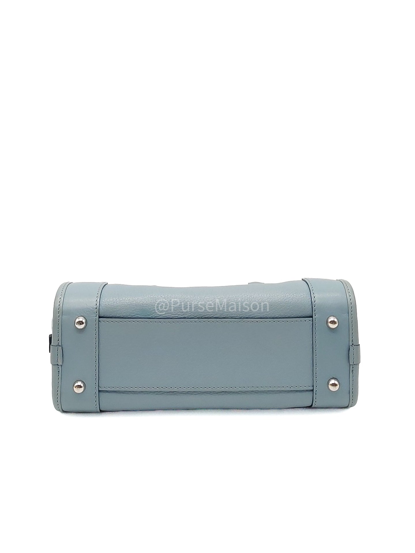 Loewe Amazon Small Stone Blue Soft Graine Calfskin Leather Shoulder Bag | Purse Maison Luxury Bags Shop