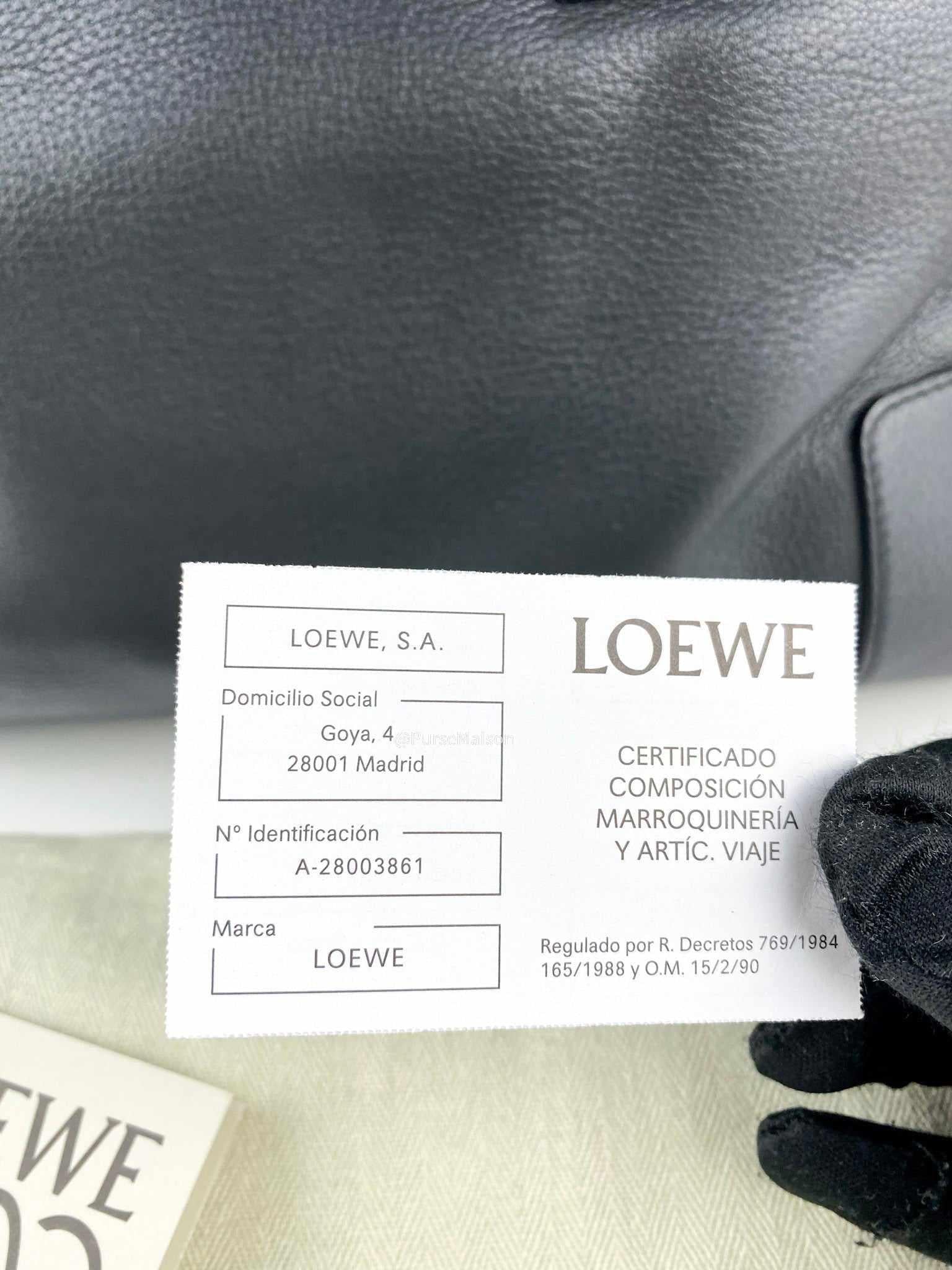 Loewe Amazona Calfskin Two Way Shoulder Bag