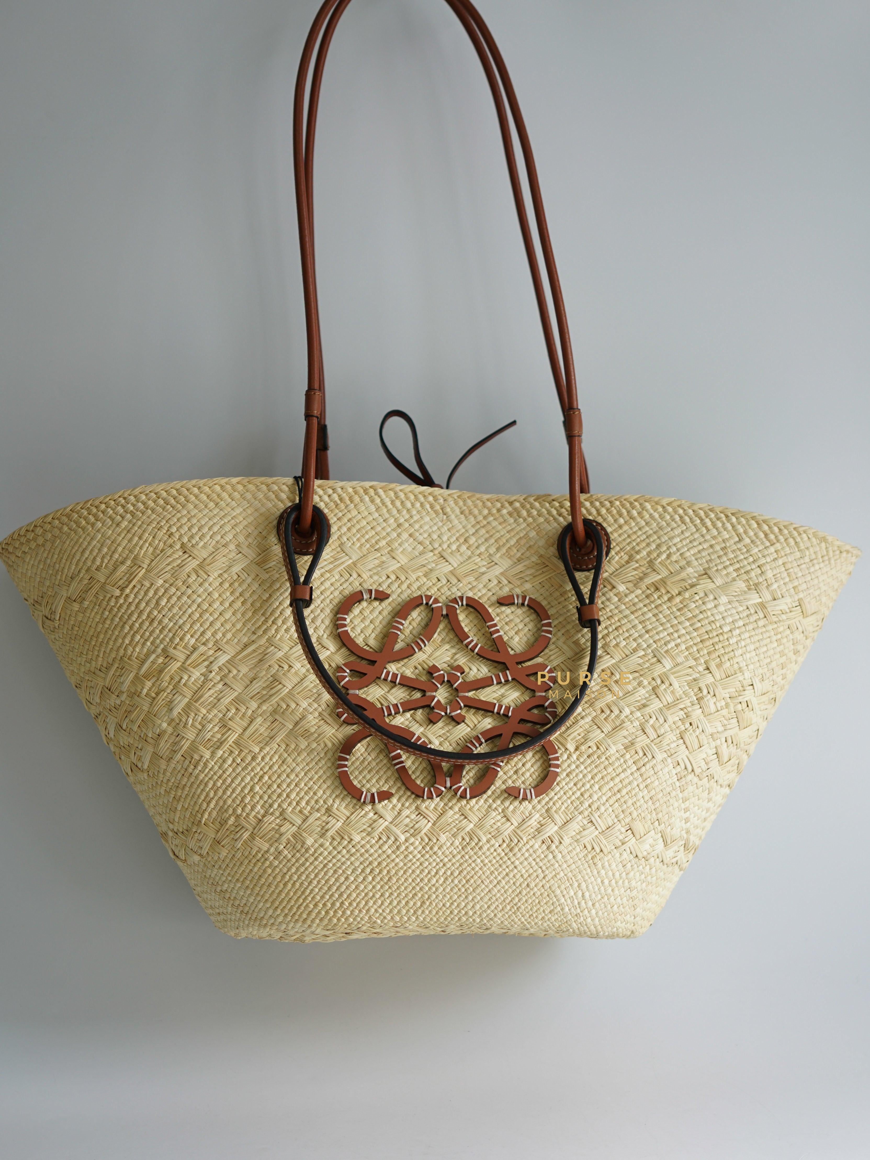 Loewe Anagram Woven Basket Bag | Purse Maison Luxury Bags Shop