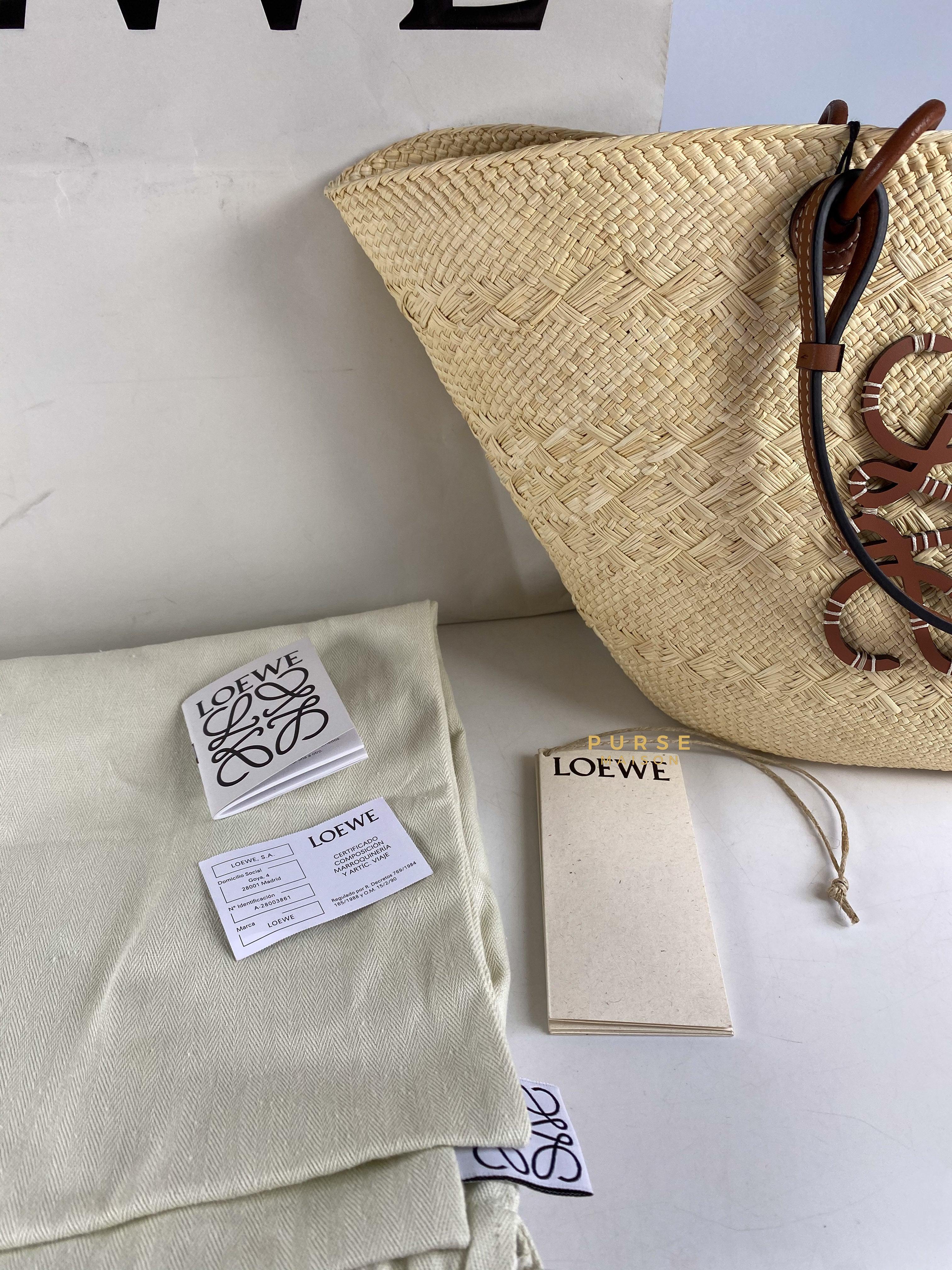 Loewe Anagram Woven Basket Bag | Purse Maison Luxury Bags Shop
