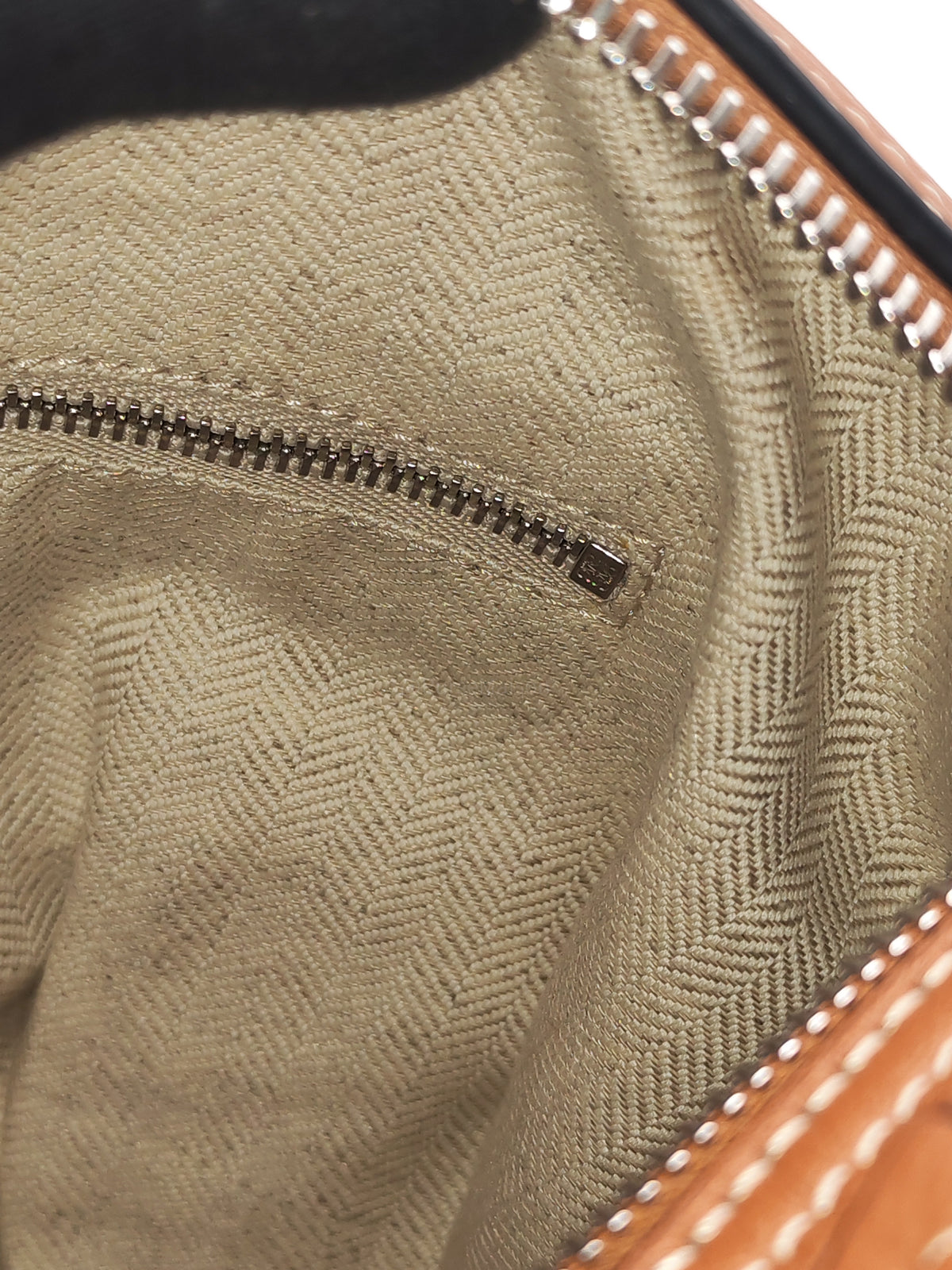Loewe Large Elephant Bag in Tan Calfskin Leather Silver Hardware | Purse Maison Luxury Bags Shop