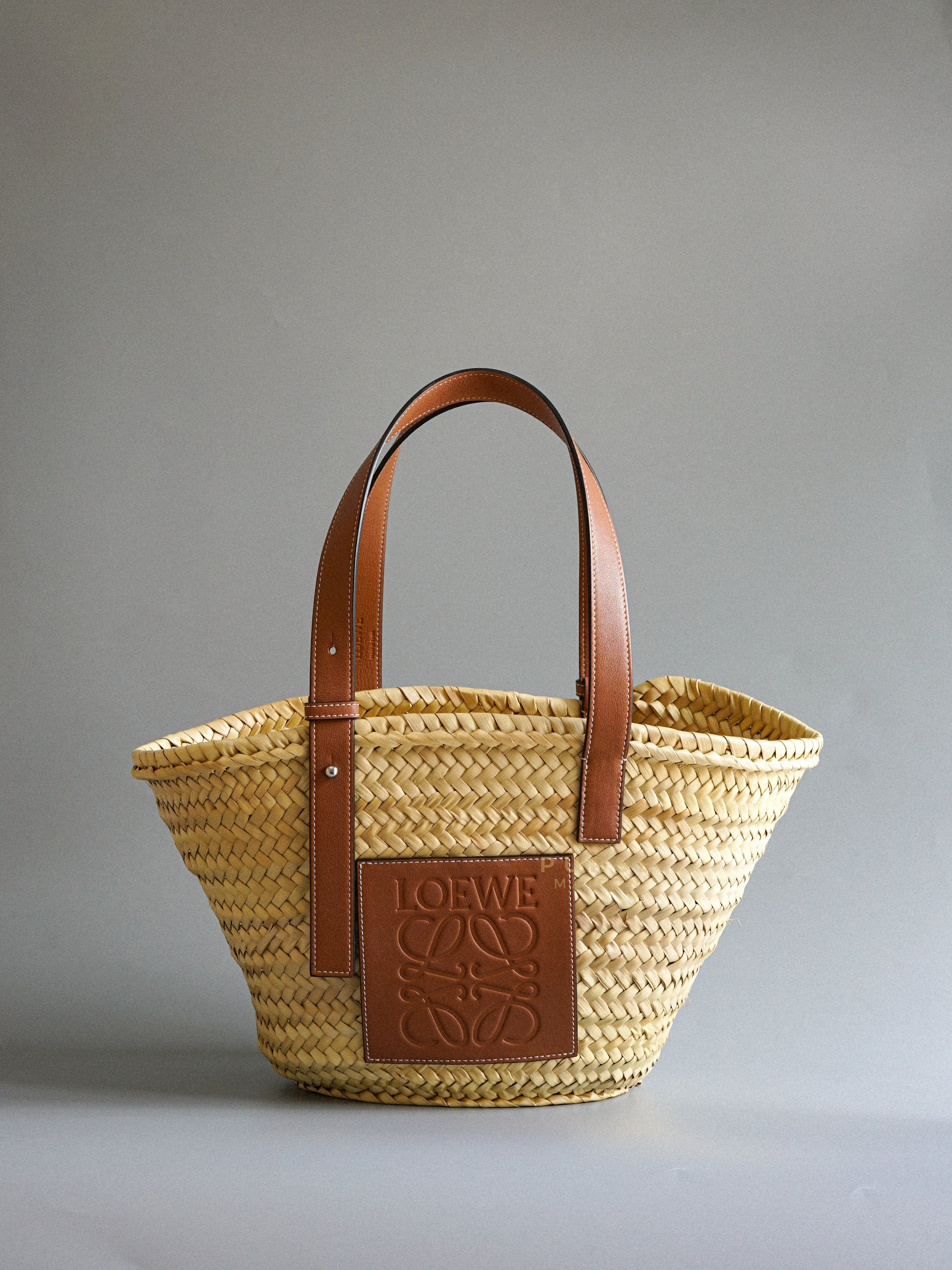 Loewe Medium Bamboo Woven Basket Bag | Purse Maison Luxury Bags Shop