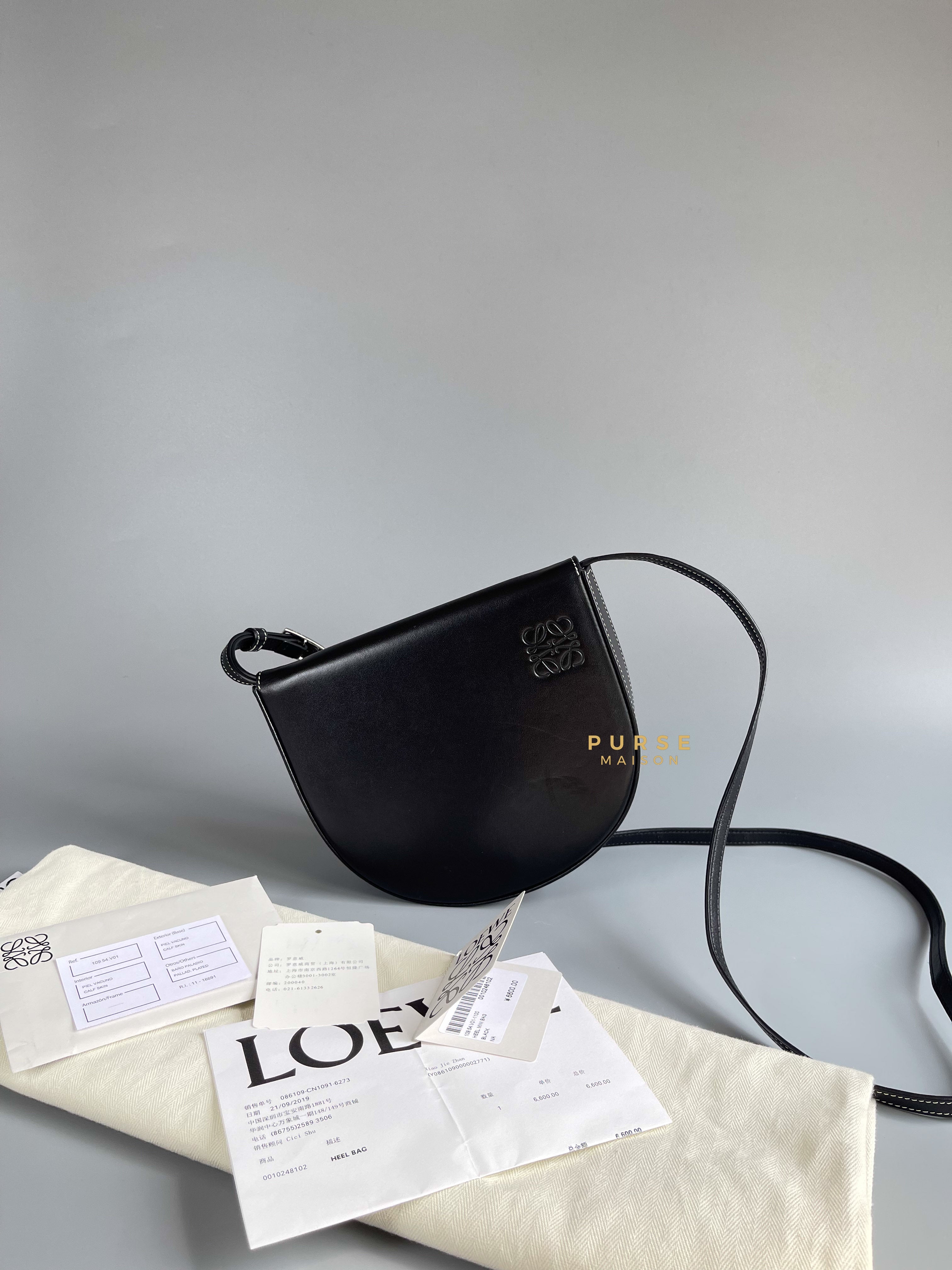 Loewe on sale heel pouch