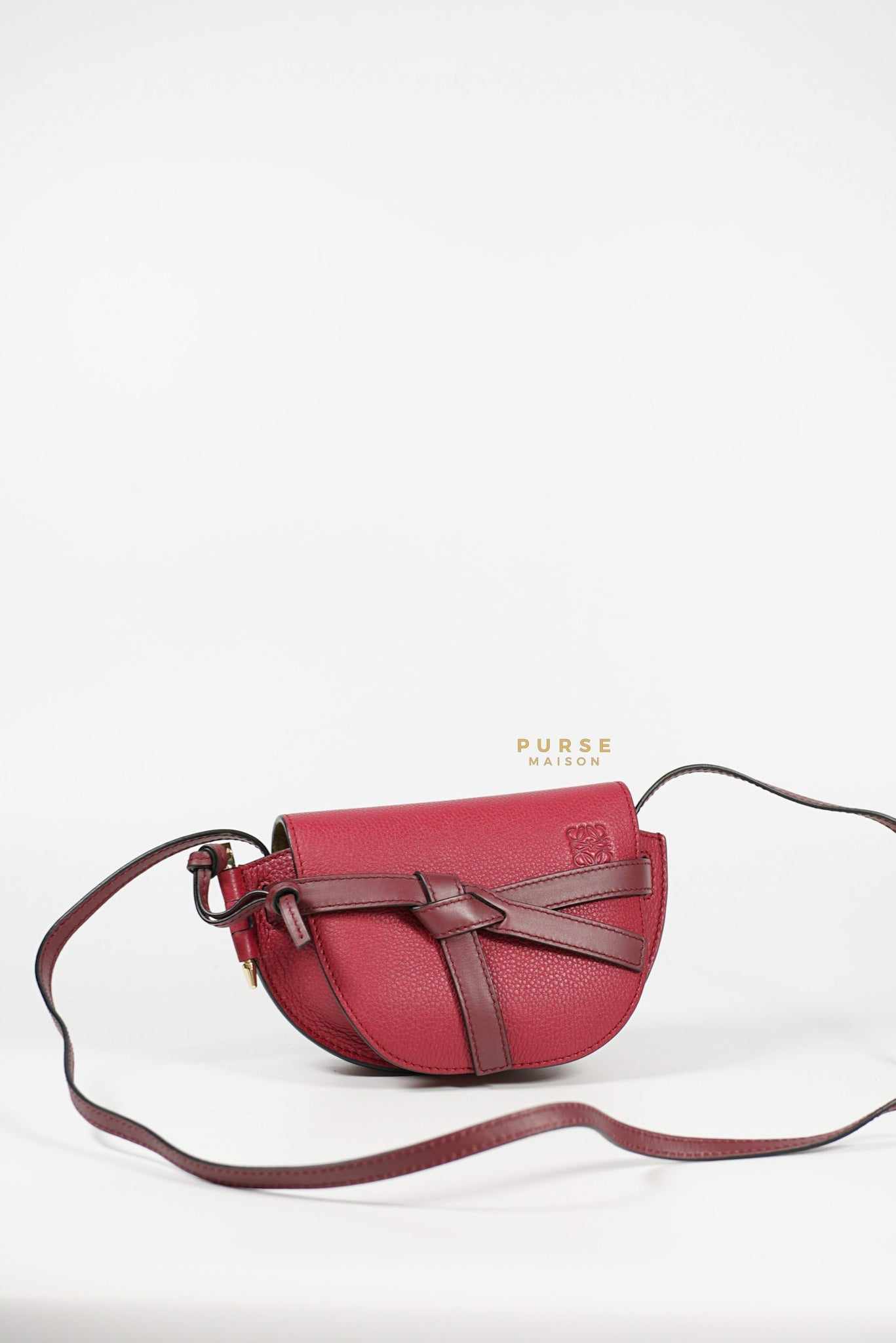 Loewe gate mini discount leather shoulder bag