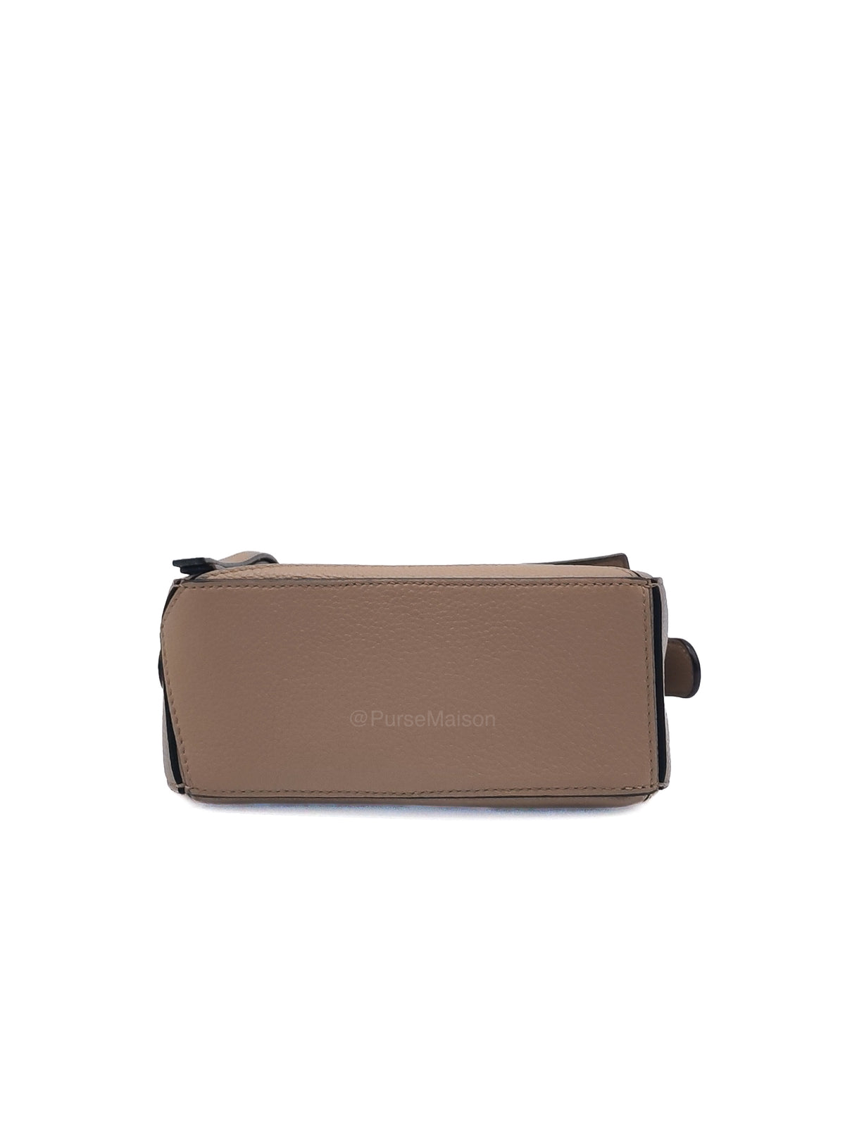 Loewe Puzzle Bag Mini in Taupe Calfskin Leather and Gold Hardware | Purse Maison Luxury Bags Shop