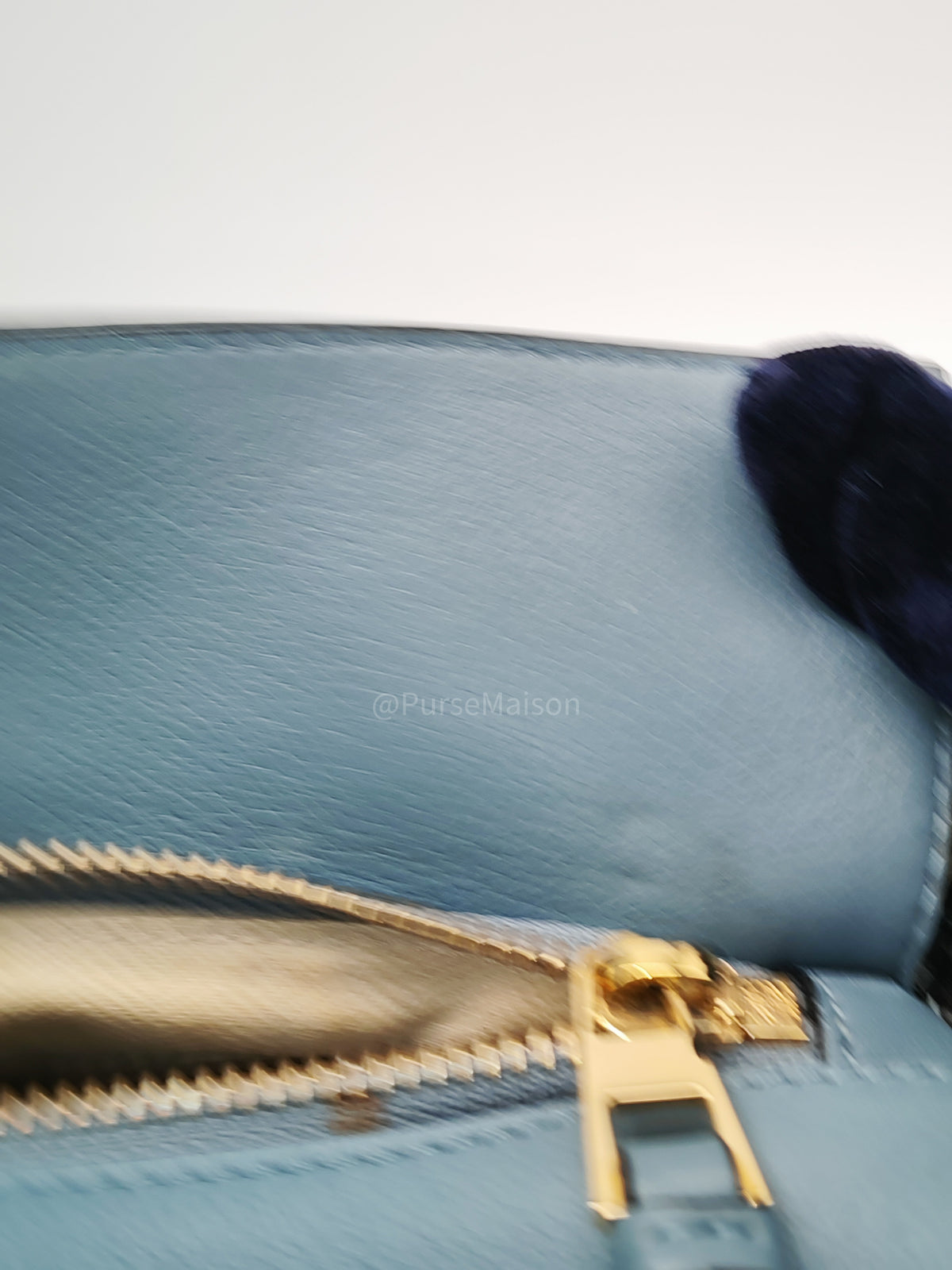 Loewe Puzzle Bag Small in Multi-tone Blue/Aqua Colorway Calfskin Leather and Gold Hardware | Purse Maison Luxury Bags Shop
