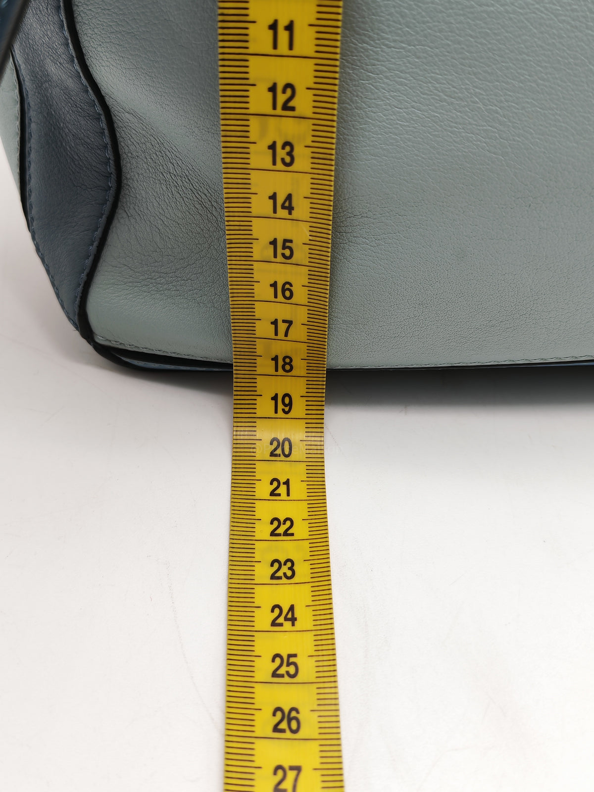 Loewe Puzzle Bag Medium in Tricolor Blue Calfskin Leather and Light Gold Hardware | Purse Maison Luxury Bags Shop