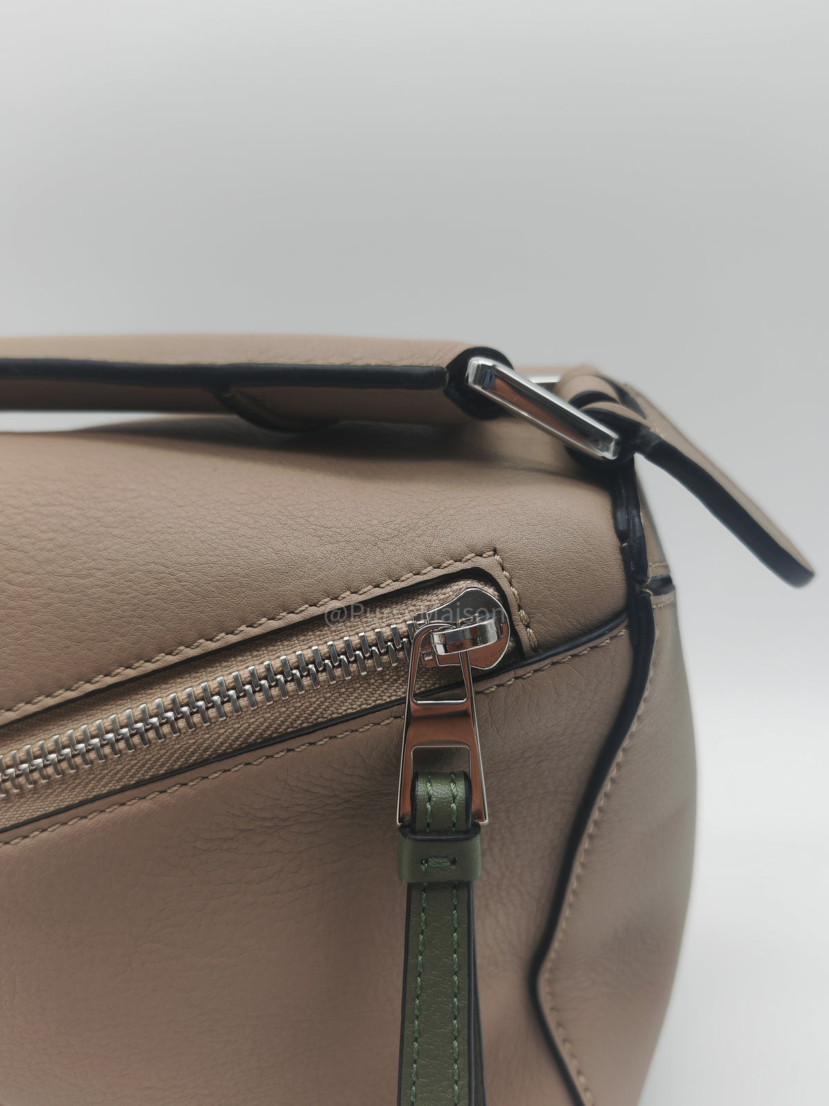 Loewe Puzzle Bag Small in Tricolor Calfskin Leather and Silver Hardware | Purse Maison Luxury Bags Shop