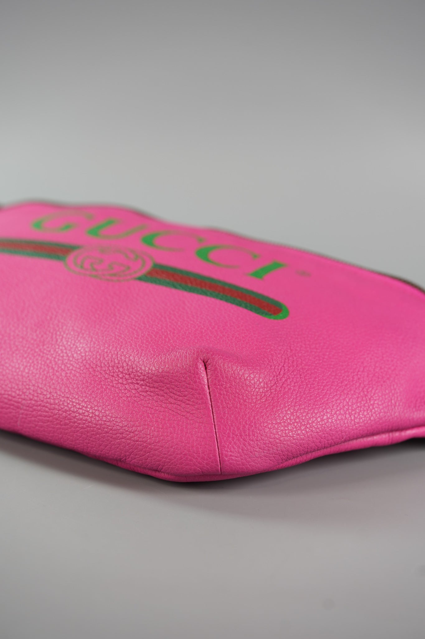 Logo Bum Bag in Pink Leather | Purse Maison Luxury Bags Shop