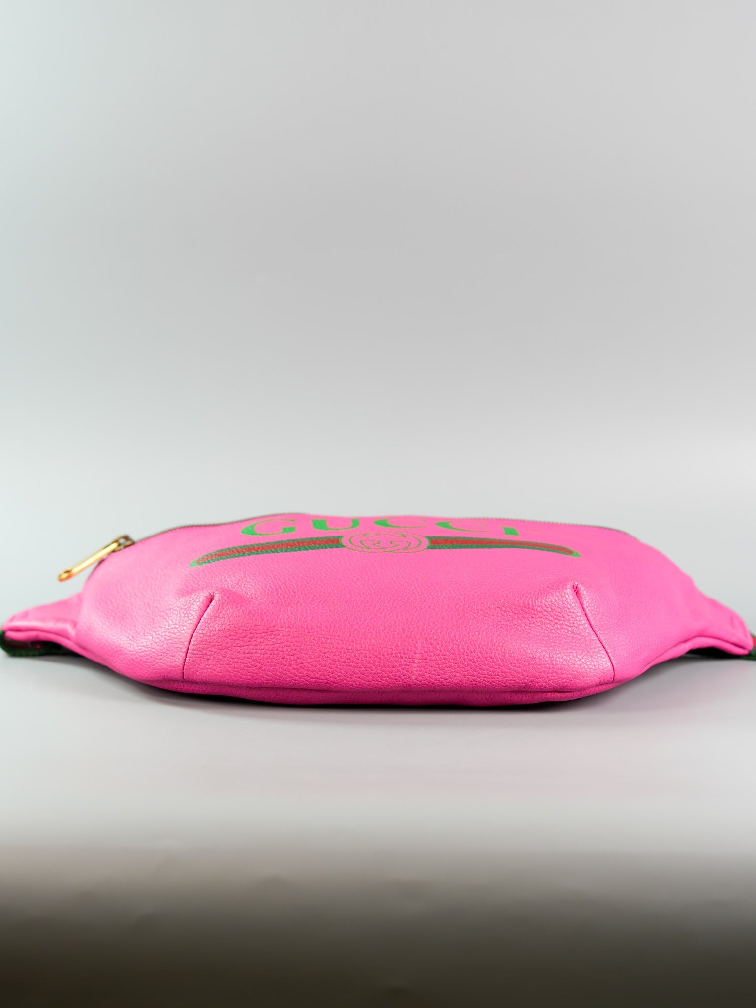 Logo Bum Bag in Pink Leather | Purse Maison Luxury Bags Shop