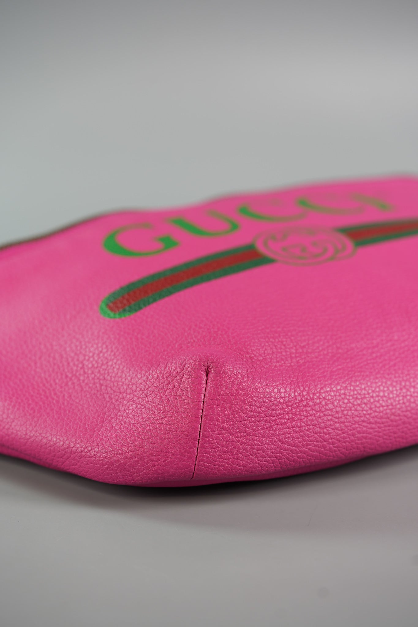 Logo Bum Bag in Pink Leather | Purse Maison Luxury Bags Shop