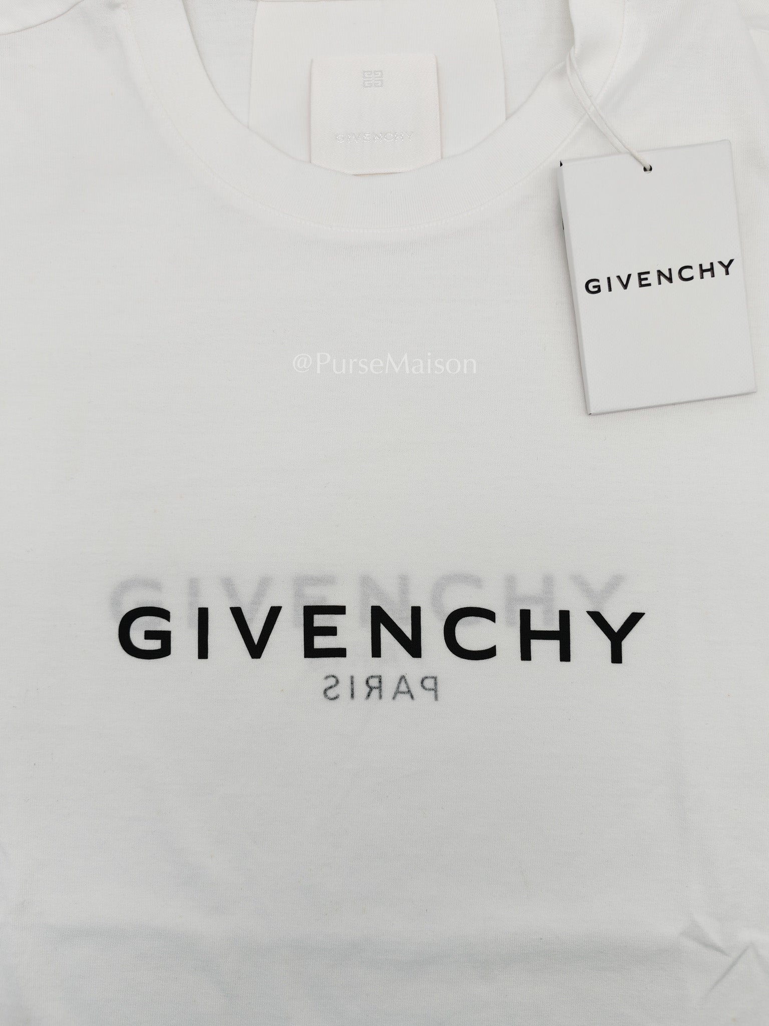 Logo White T-Shirt for Men Size XL | Purse Maison Luxury Bags Shop