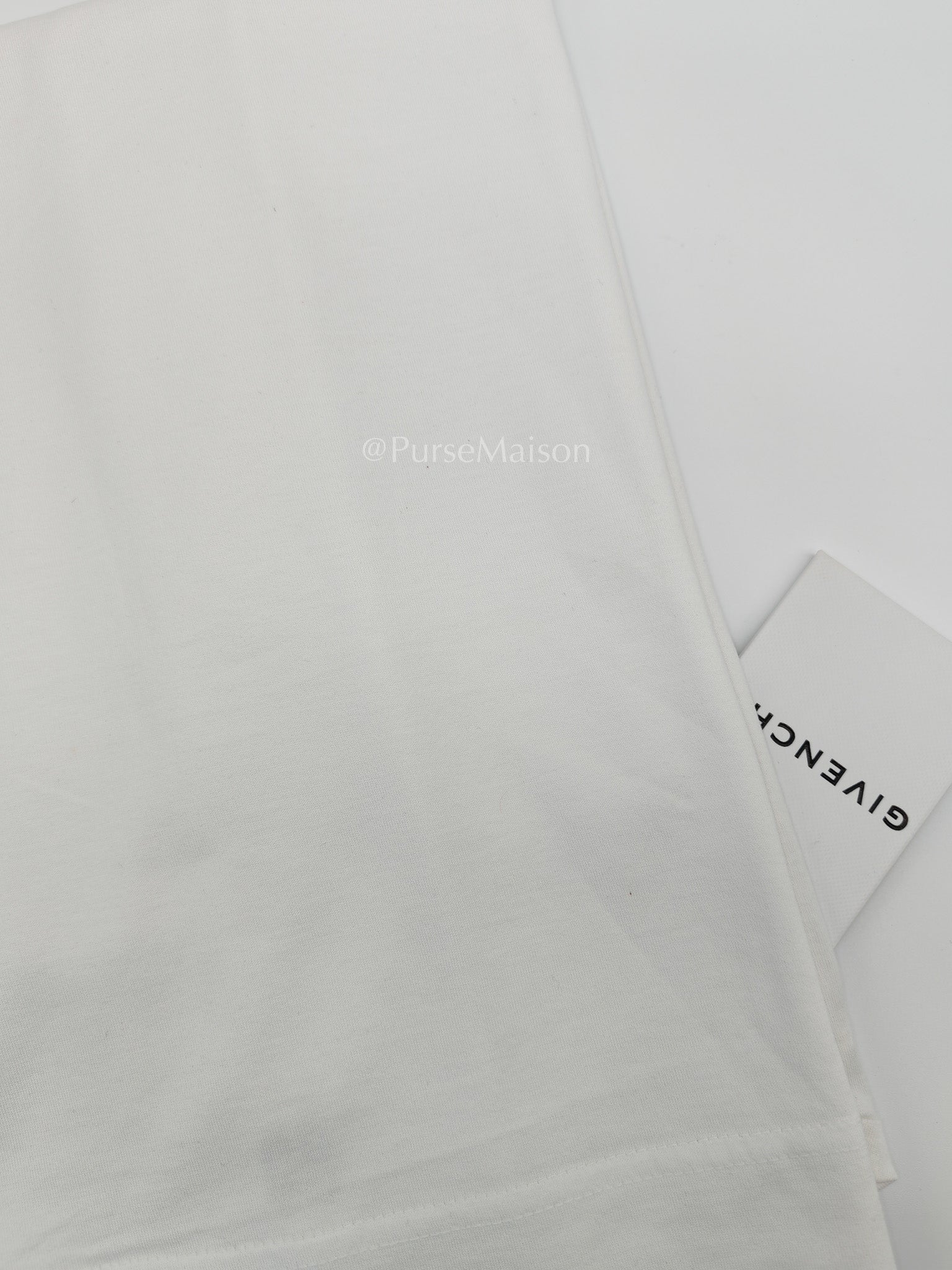 Logo White T-Shirt for Men Size XL | Purse Maison Luxury Bags Shop