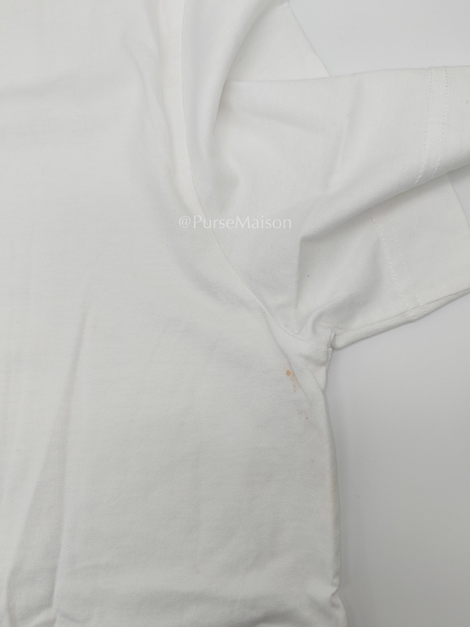 Logo White T-Shirt for Men Size XL | Purse Maison Luxury Bags Shop