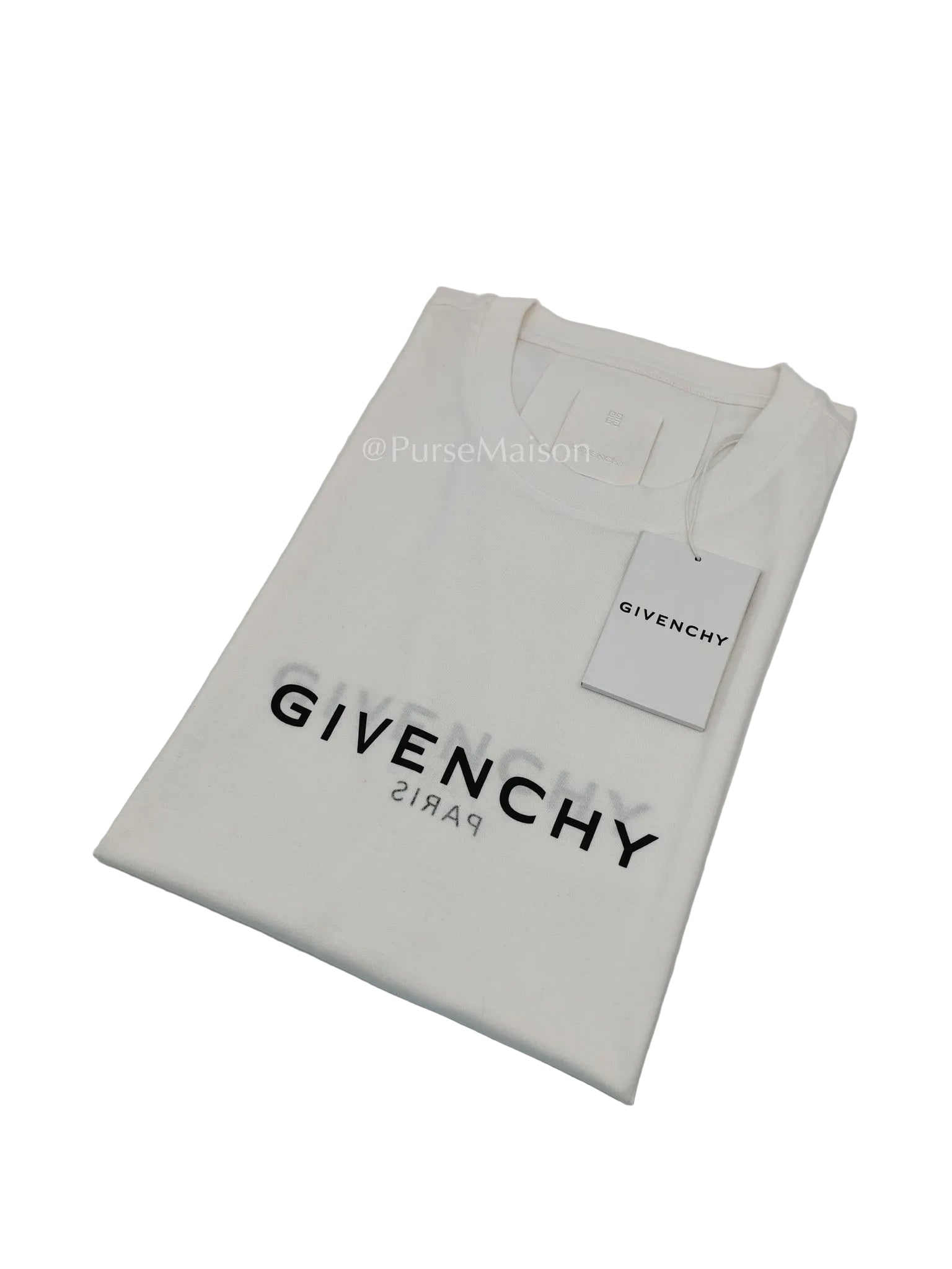 Logo White T-Shirt for Men Size XL | Purse Maison Luxury Bags Shop
