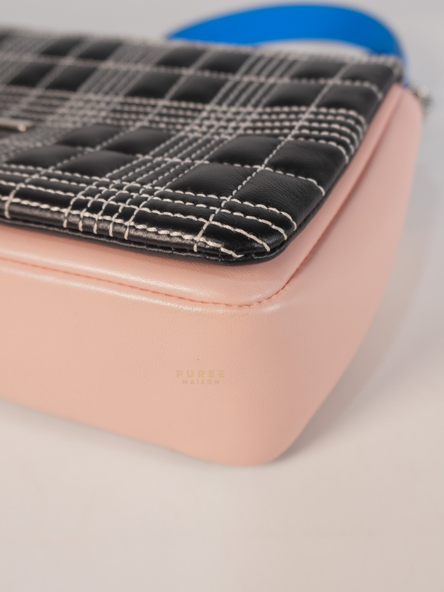 Lola Tri-Color in Pink & in Lambskin Leather Chain Bag | Purse Maison Luxury Bags Shop