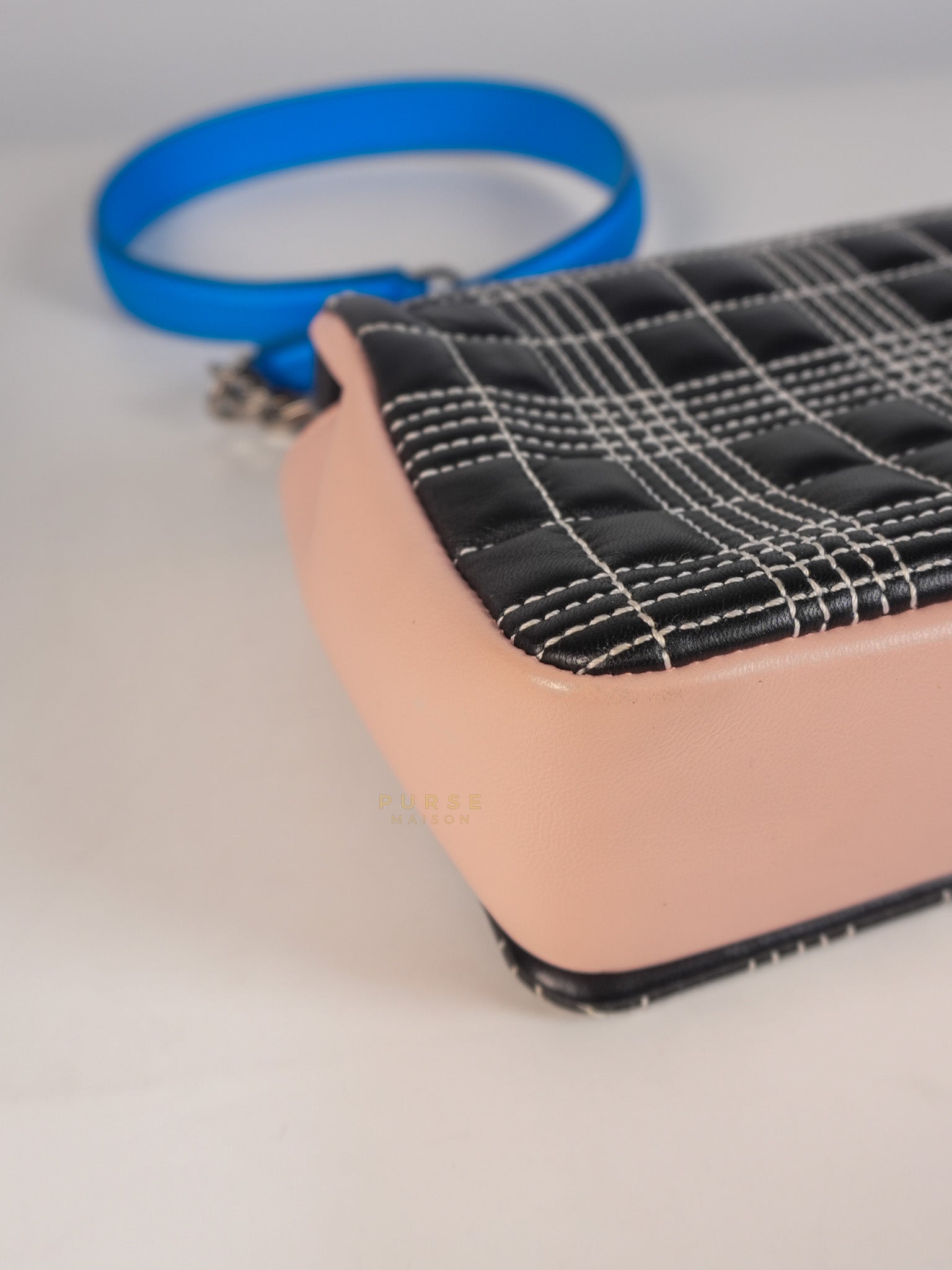 Lola Tri-Color in Pink & in Lambskin Leather Chain Bag | Purse Maison Luxury Bags Shop