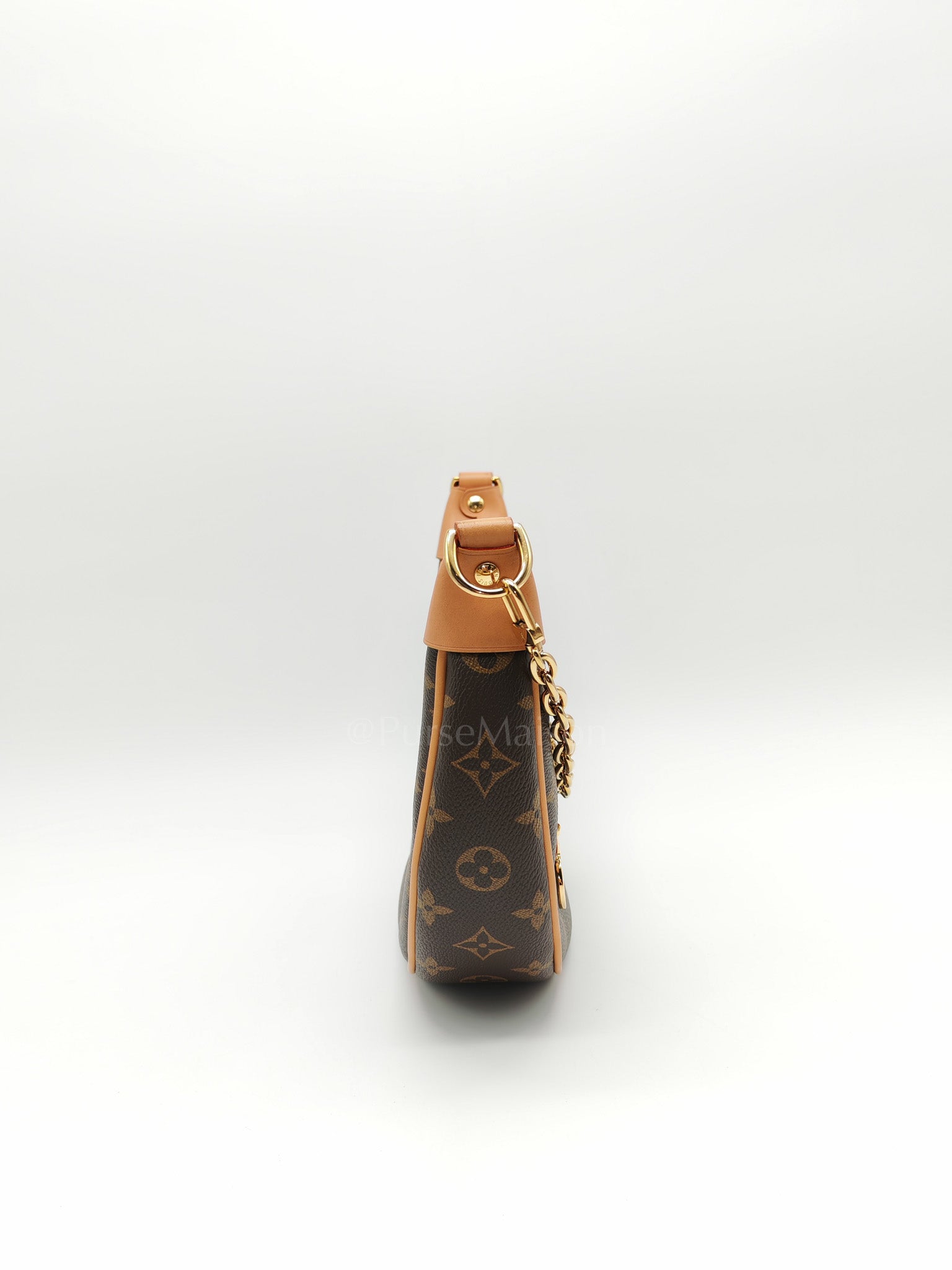 Loop Handbag in Monogram Canvas & Gold Hardware Microchip | Purse Maison Luxury Bags Shop