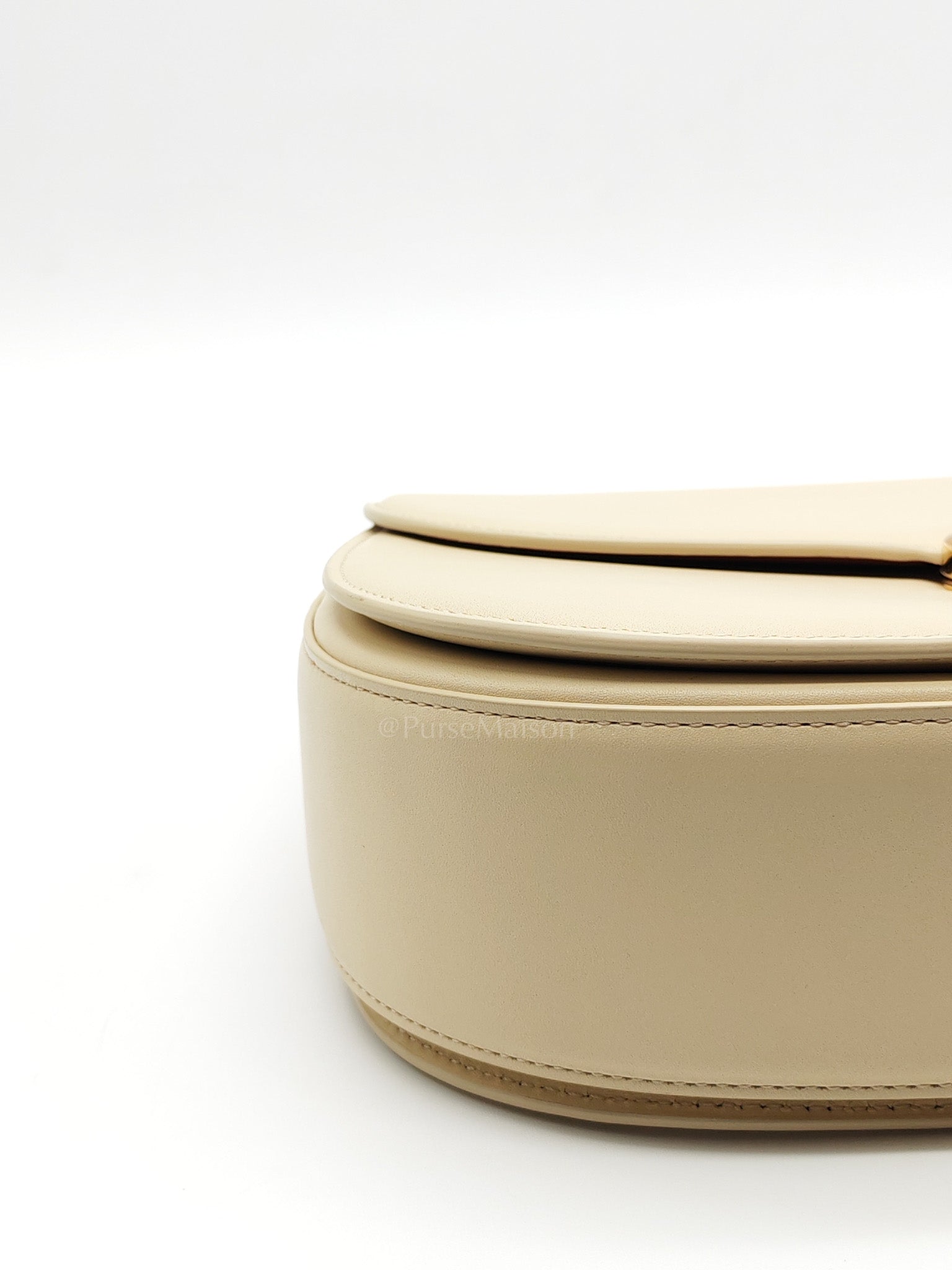 Loro Piana Bag Off White in Saddle Leather Crossbody Bag | Purse Maison Luxury Bags Shop